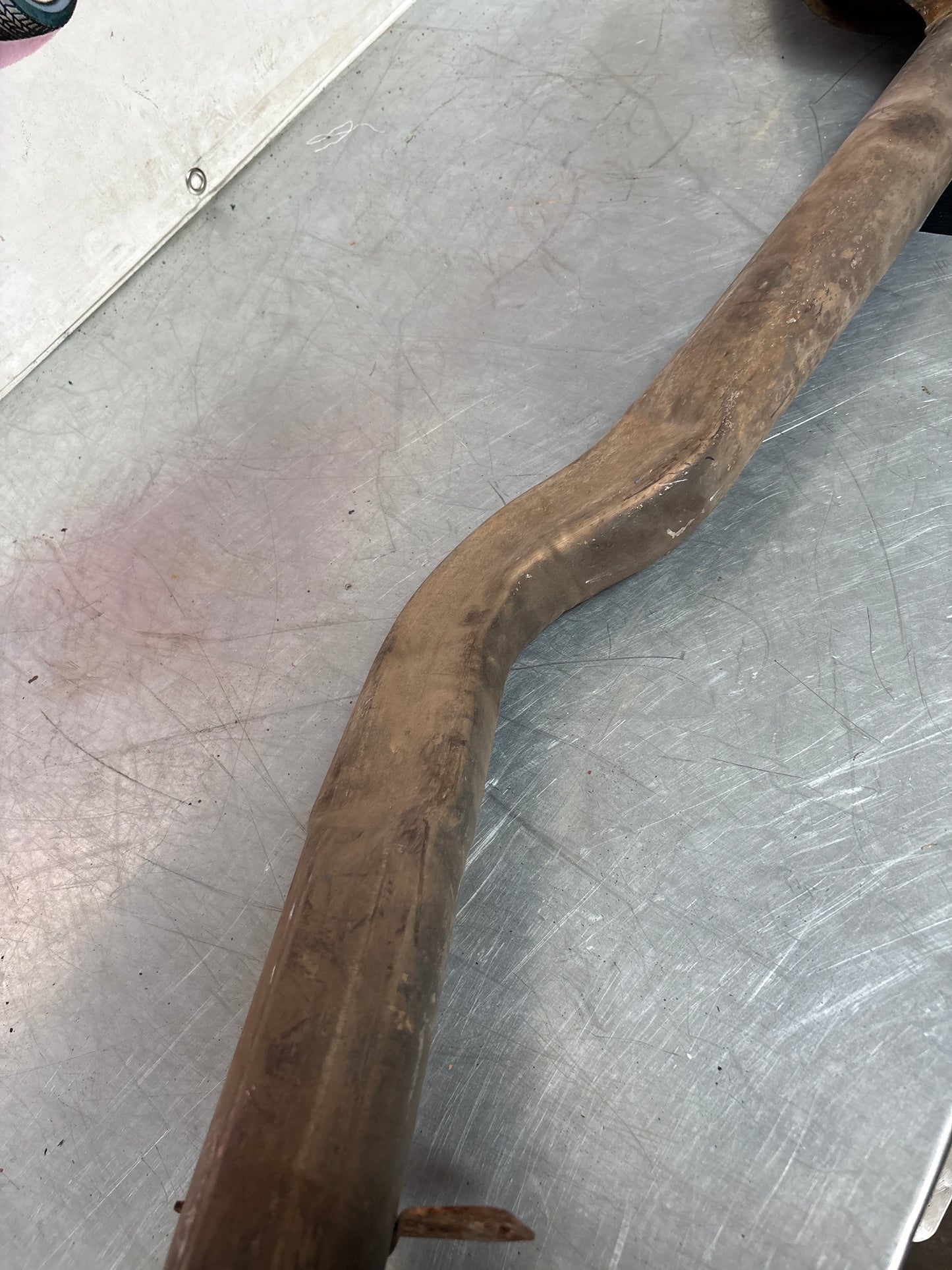 Porsche 924 Turbo Bischoff exhaust system rear muffler, used 93111105006