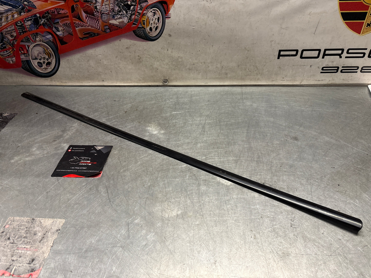 Porsche 944 Door Bump moulding trim, right side, used 93155913400