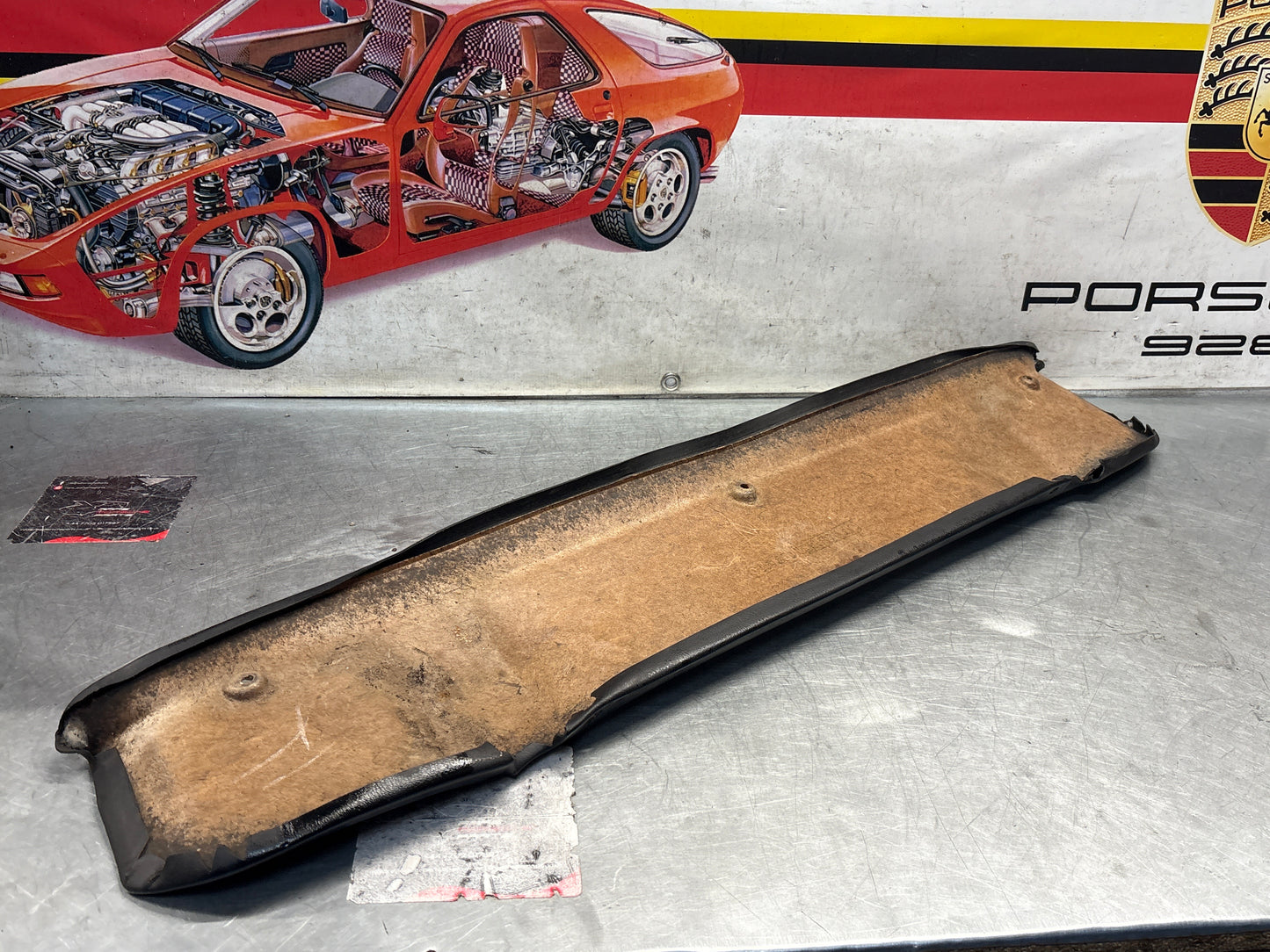 Porsche 924 944 sunroof mechanism trim panel Black 1984 onwards 94455594100
