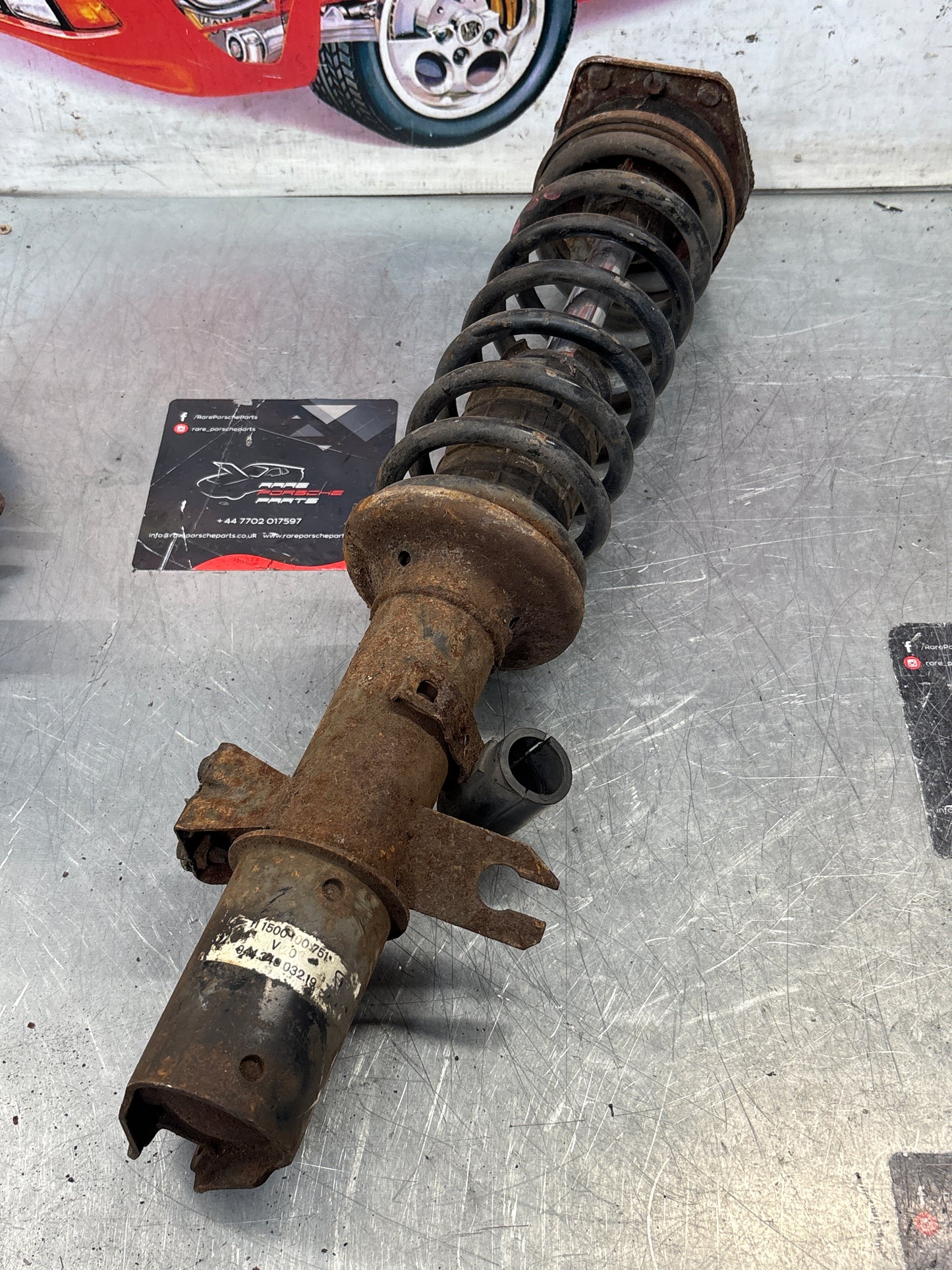 Porsche 944 S2 Right, Off Side suspension leg, 94434303219 used, used