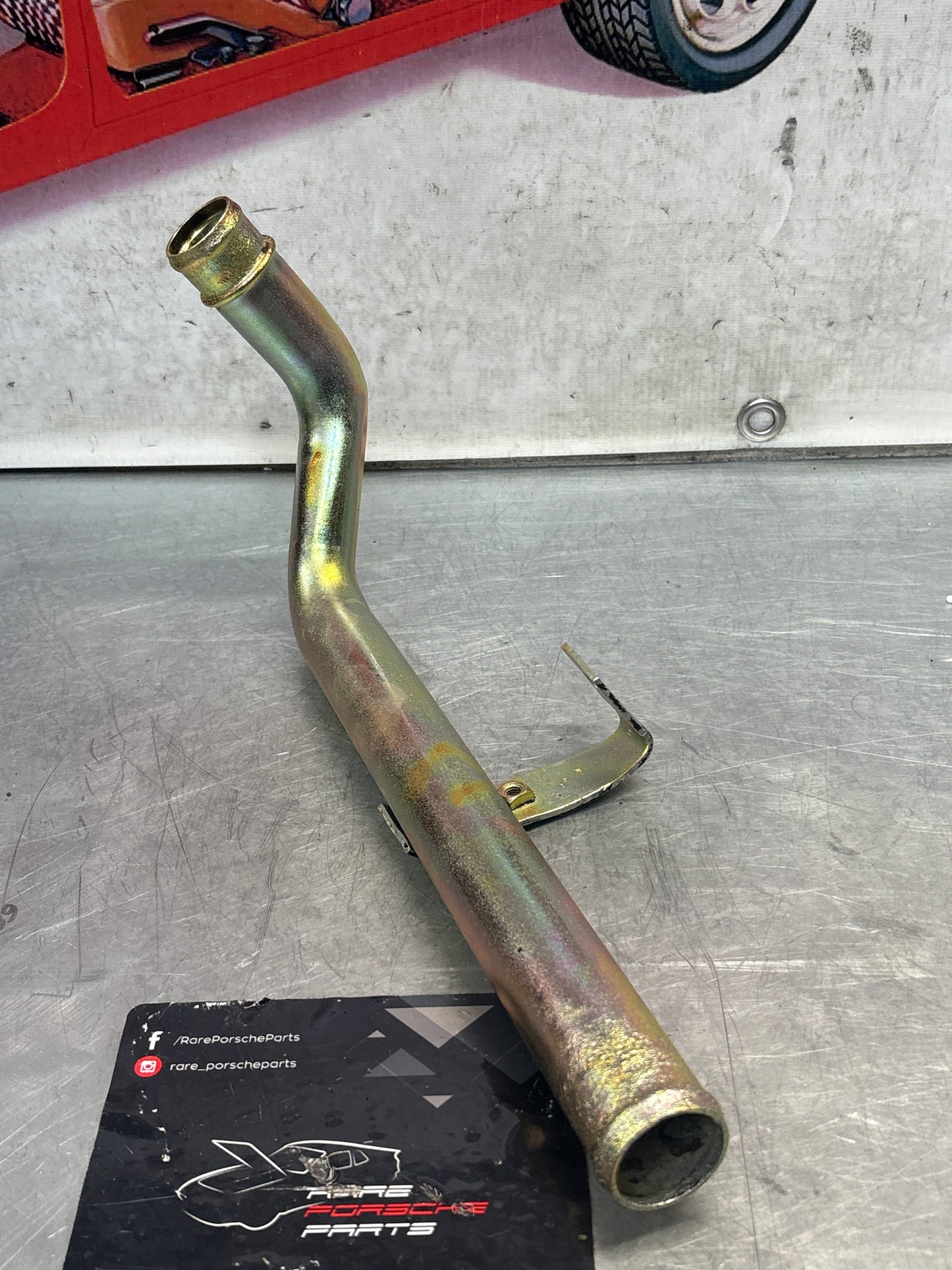 Porsche 924 turbo coolant Water tube pipe 93110605104 refurbished