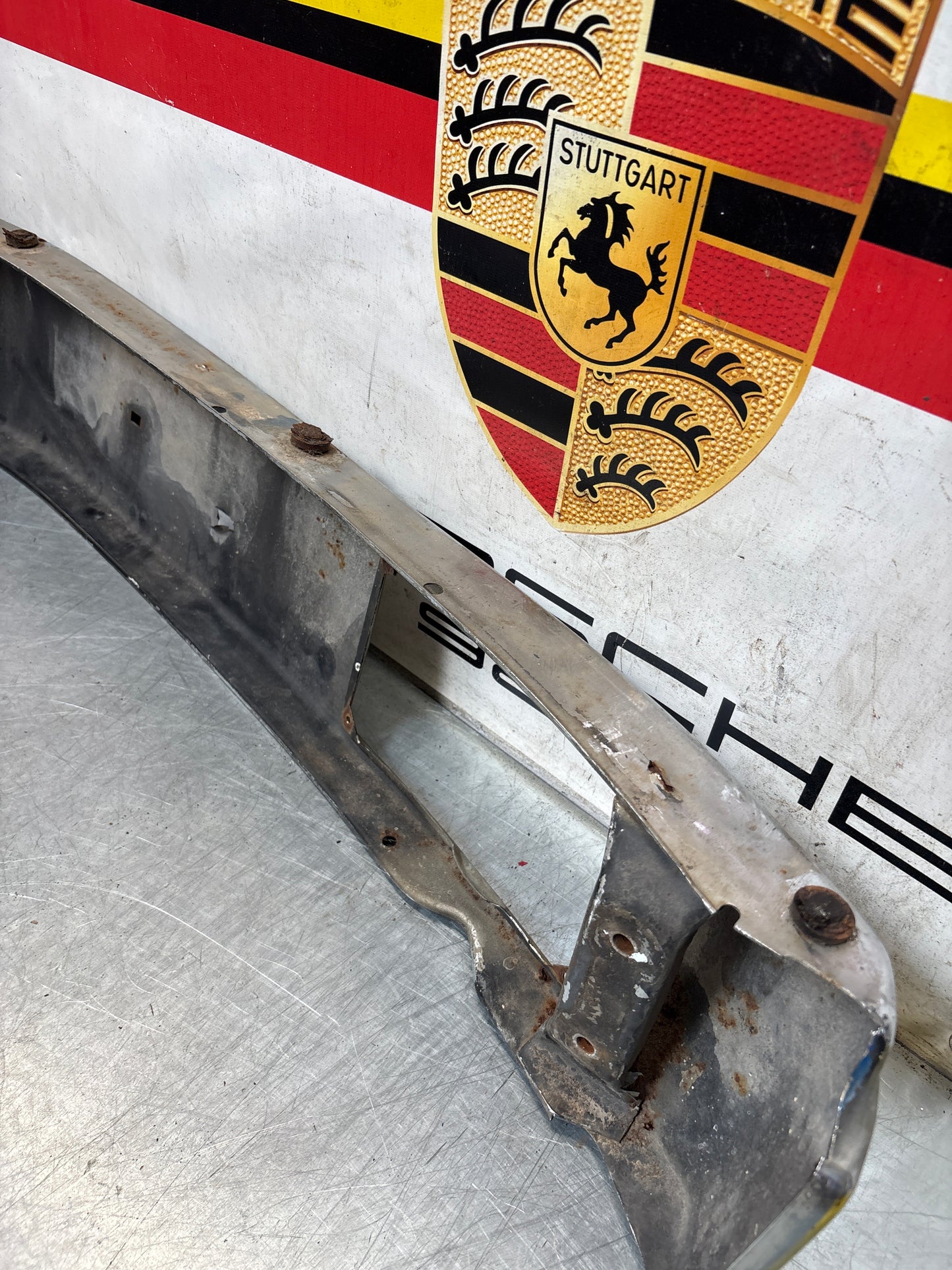 Porsche 914 chrome front bumper, used 91450591010 / 91450500910