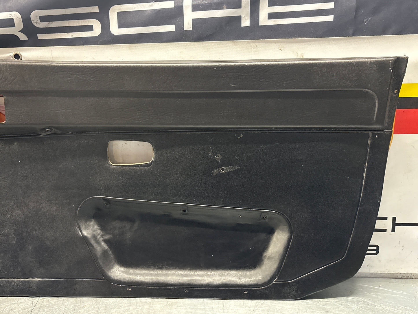 Porsche 924 / 944 Pair of early electric door cards, LHD 477867012 / 477867011