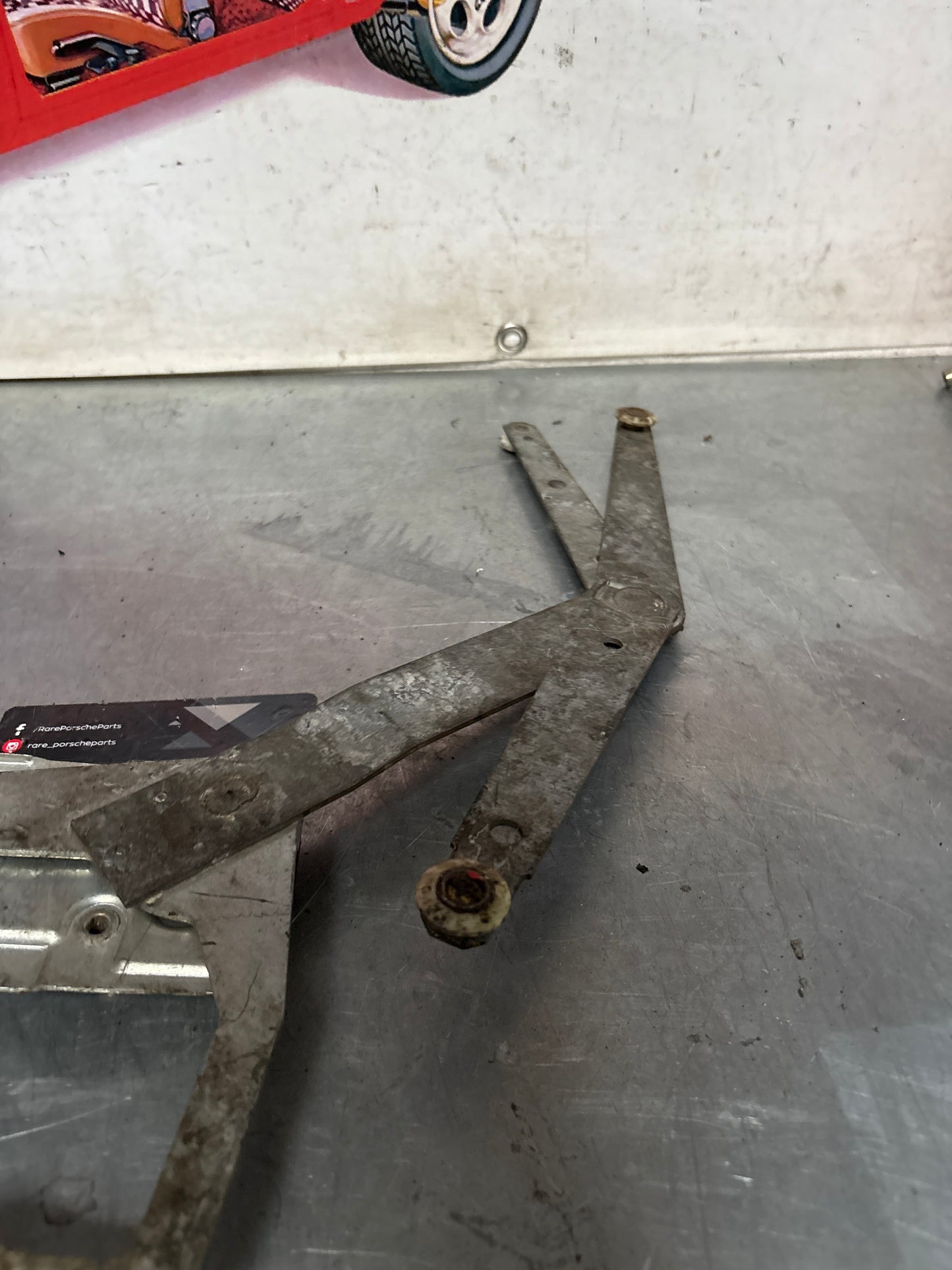 Porsche 911 left window regulator, used 91154200345