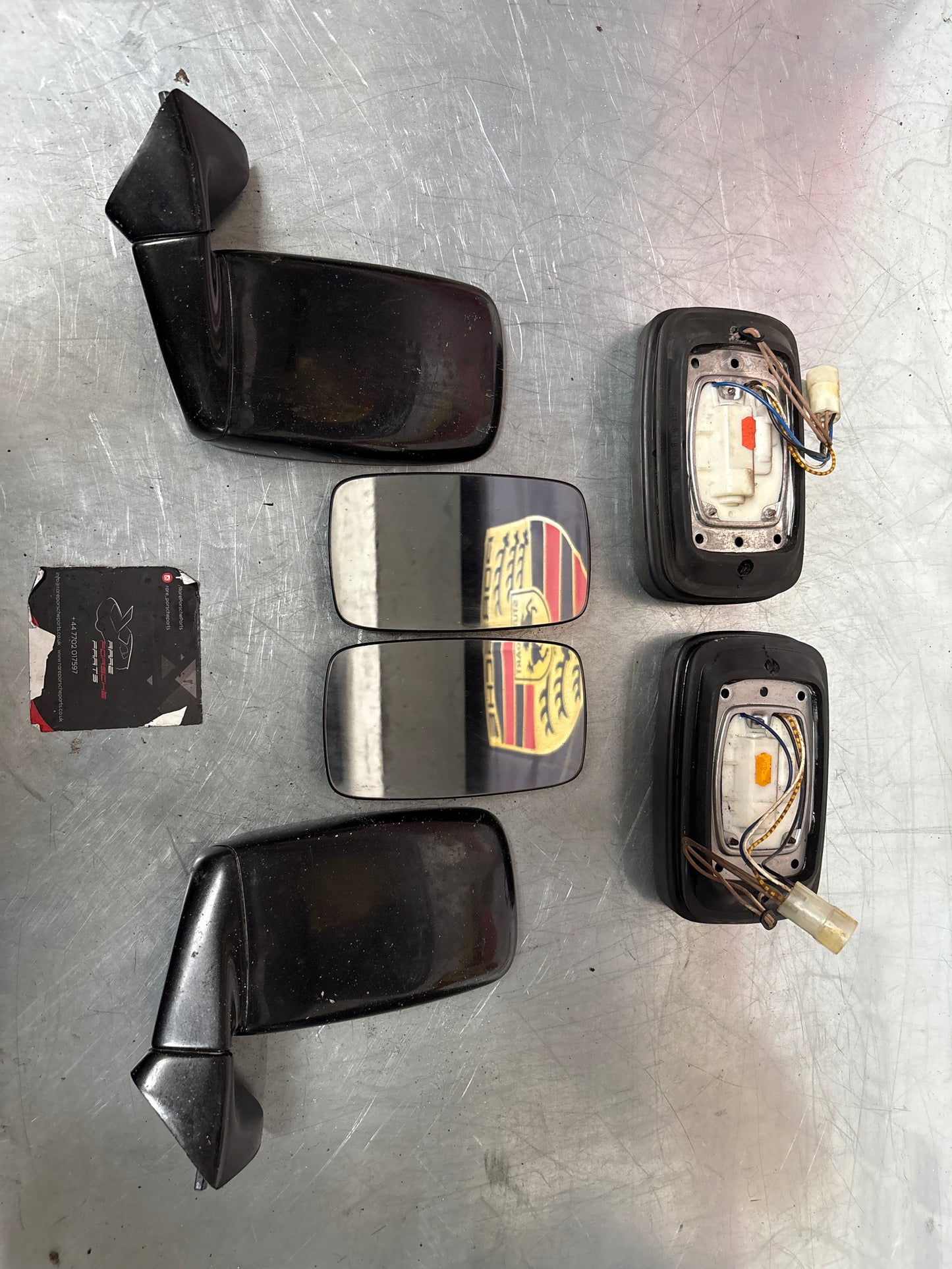Porsche 944 exterior mirror set, used