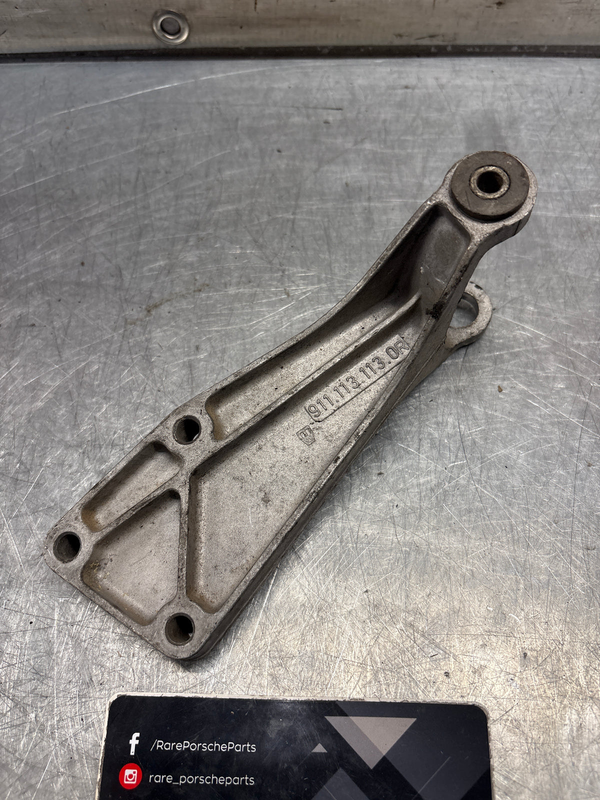 Porsche 911 G air pump support bracket, used 9111131130R