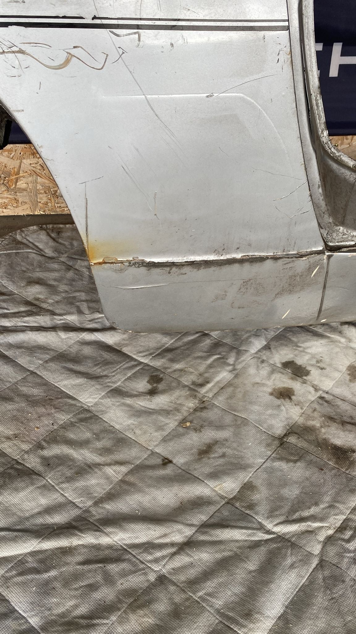 Porsche 924 Right Sill section, 477809848B cut