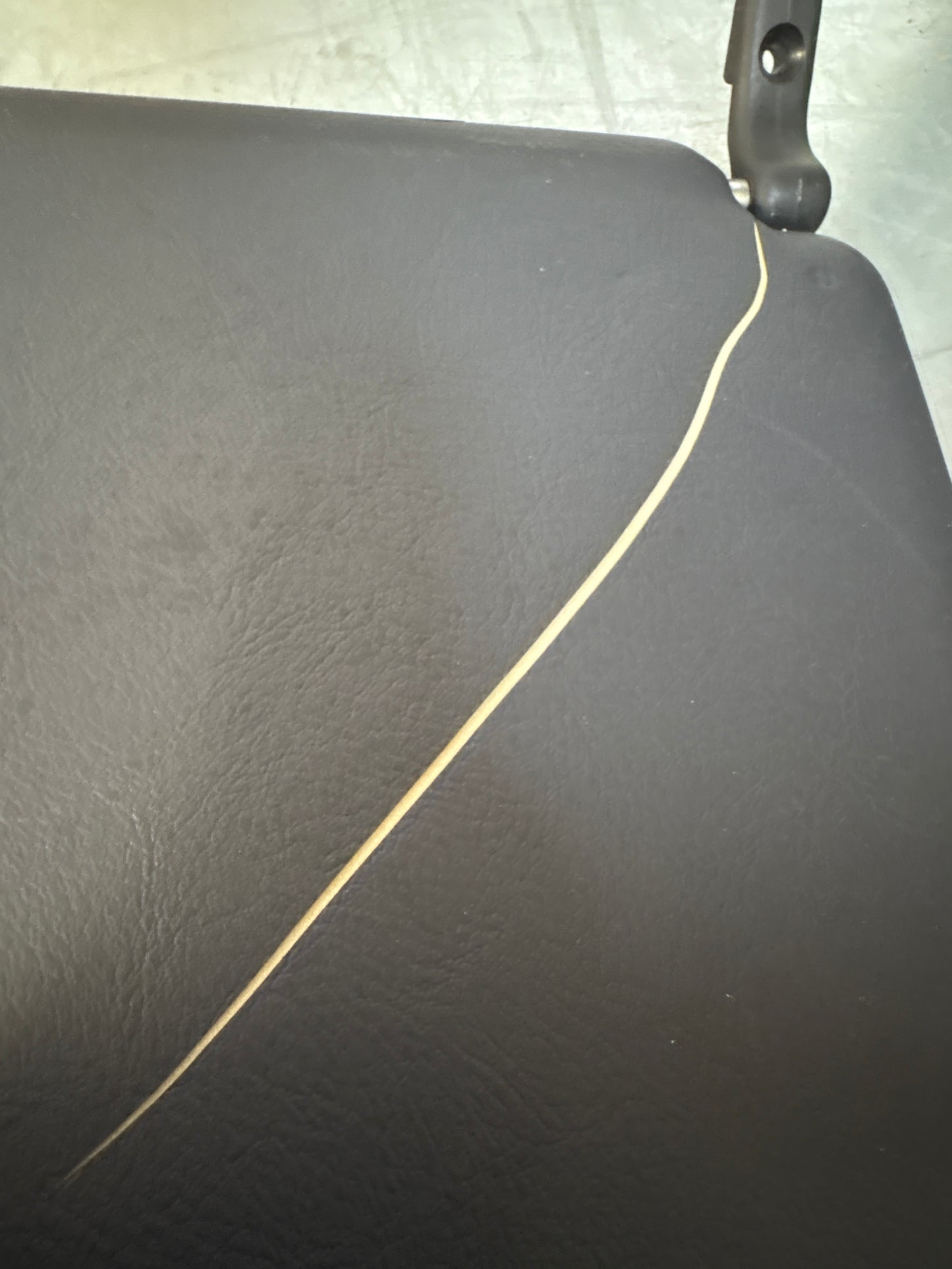 Porsche 928 L+R rear sunvisor, black, used 92873103504