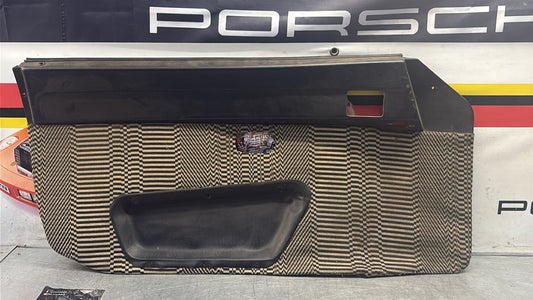 Porsche 924 / 944 early left Used door card, black, LHD 477867011