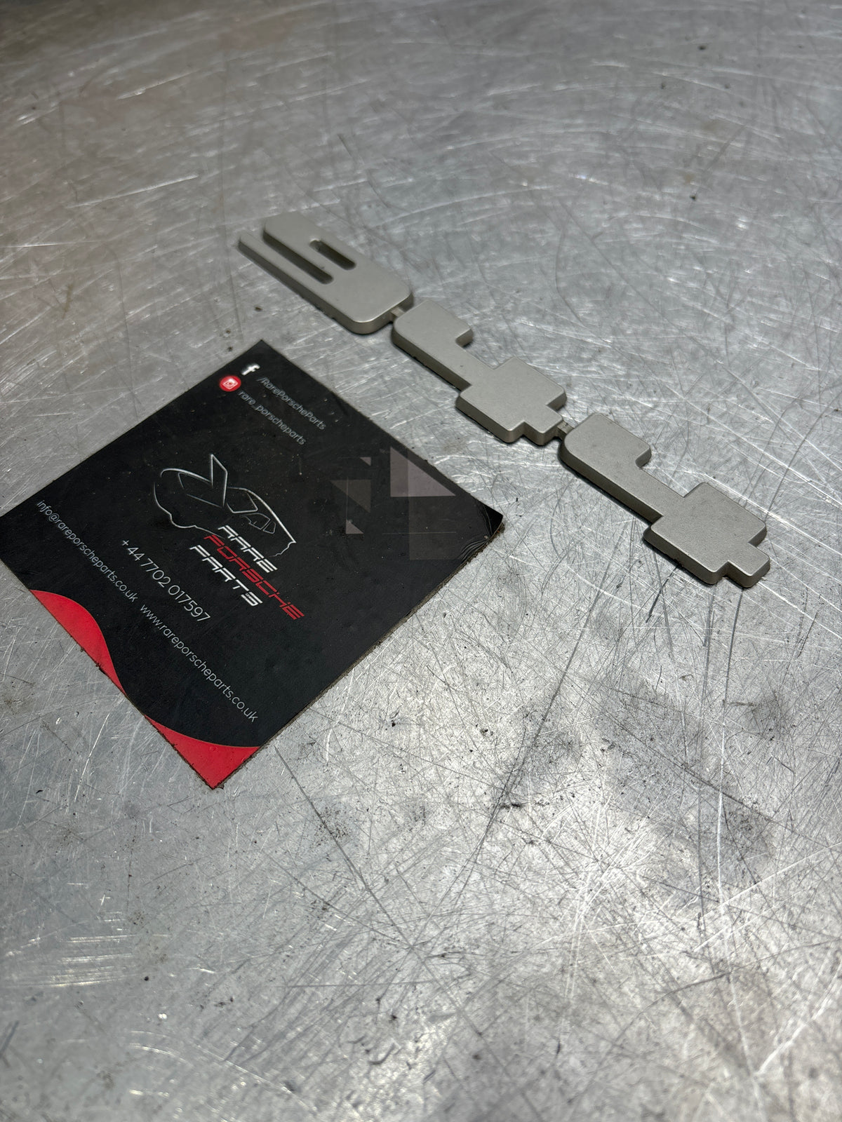 944 Rear Hatch Porsche 944. rear hatch logo, original in silver 94455919301 used ...