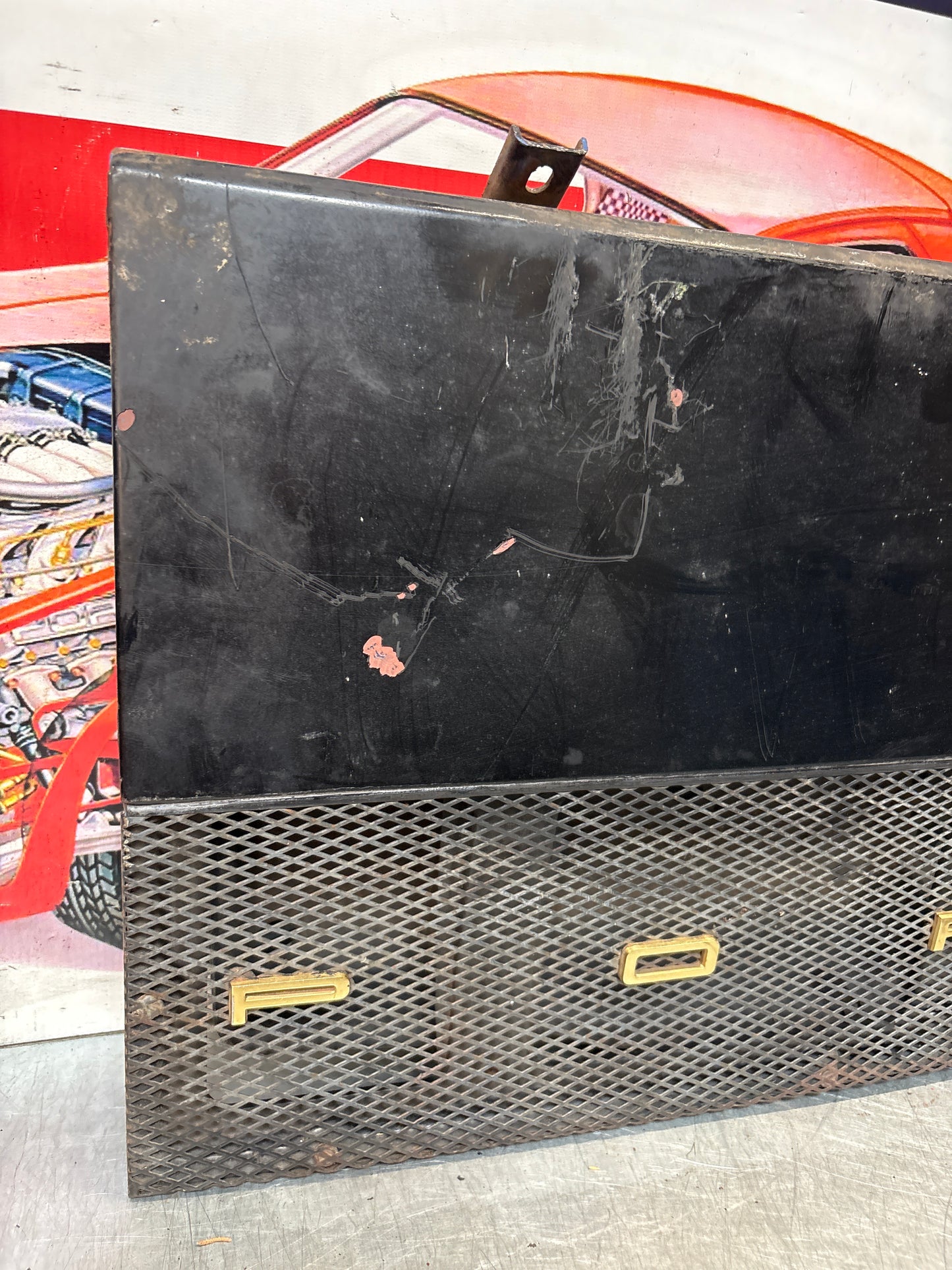 Porsche 914 rear bonnet engine lid cover, used 91451202210