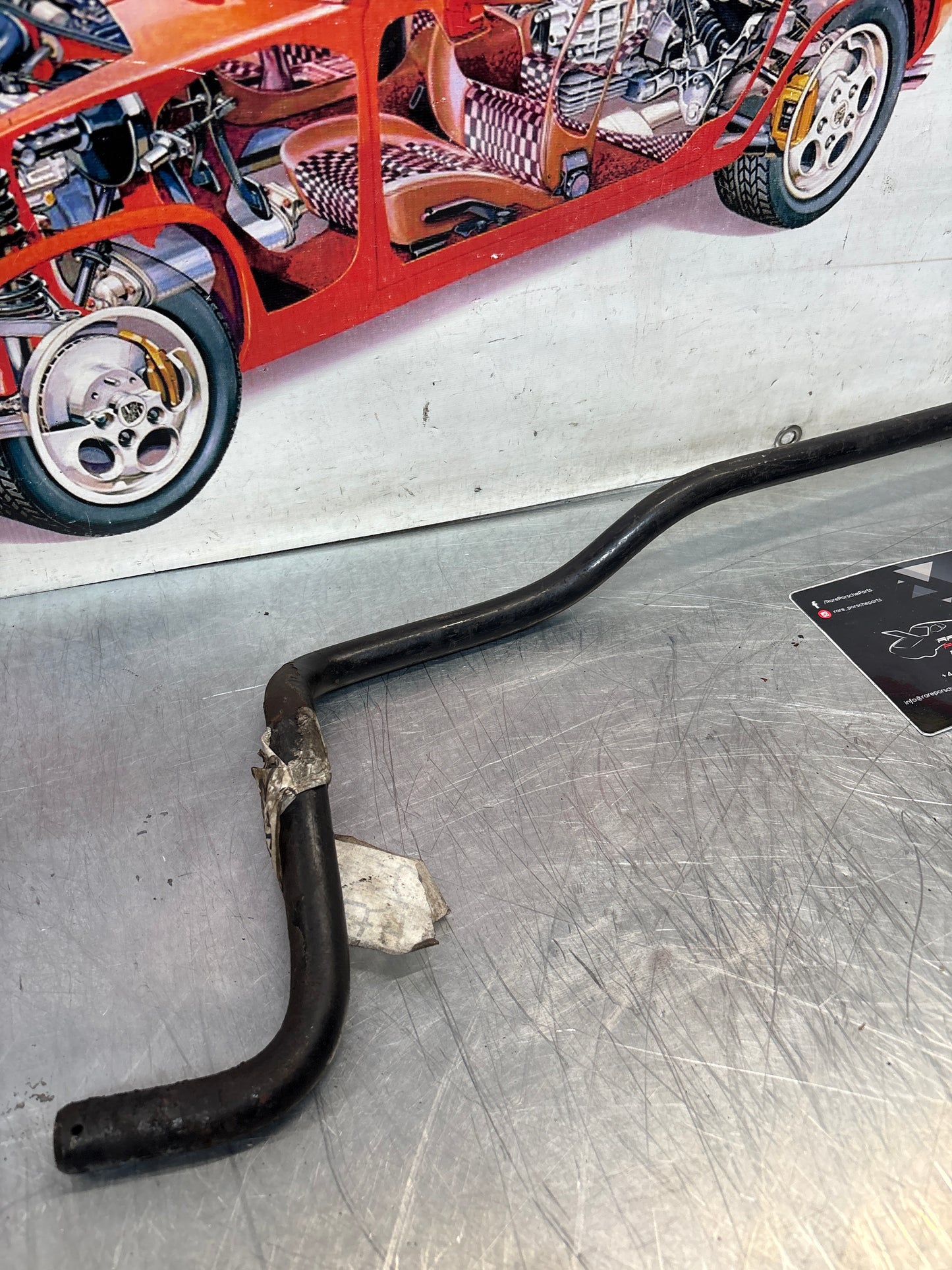 Porsche 924 / 944 front anti roll bar, 23mm used 477411309L