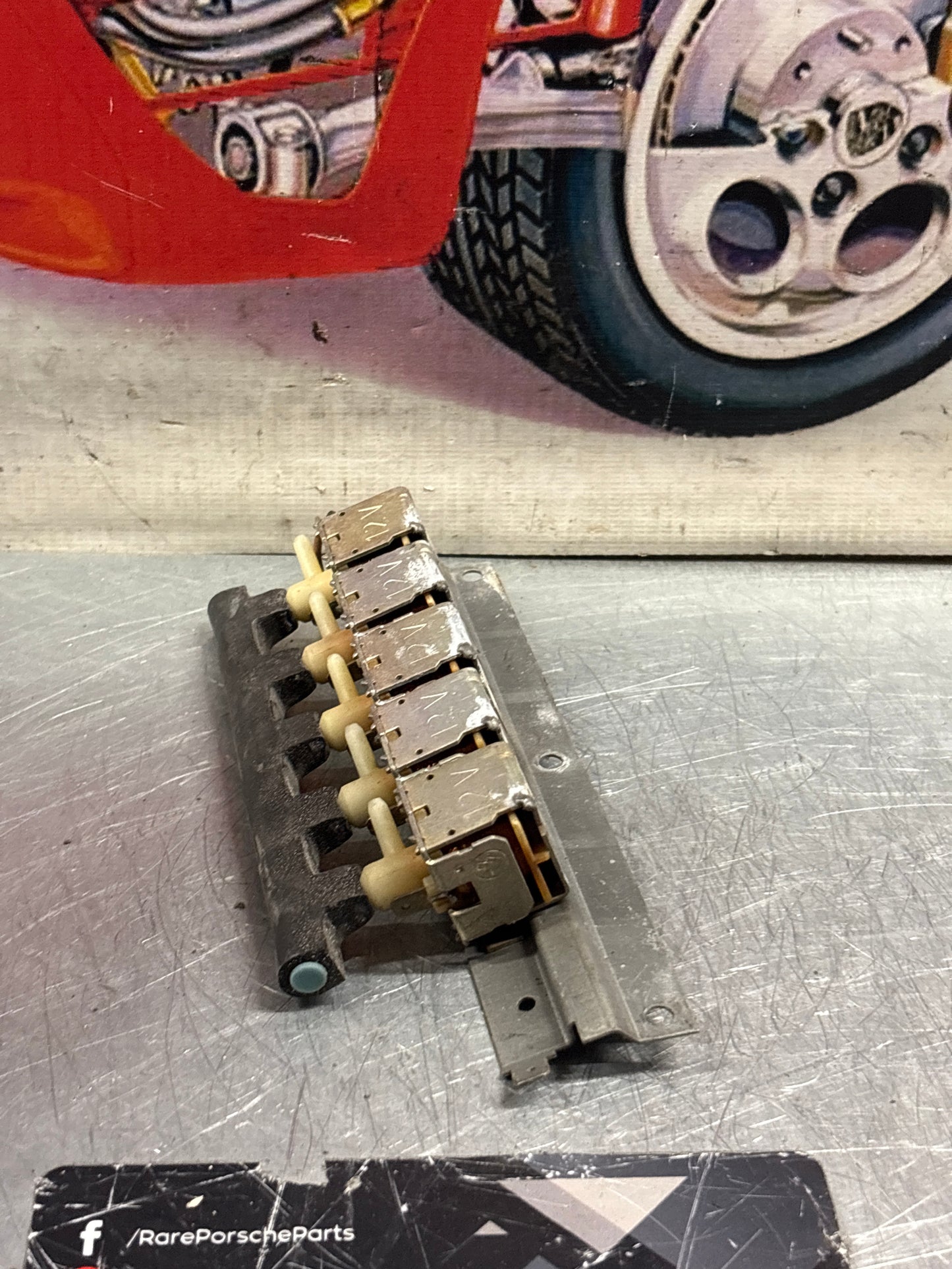 Porsche 928 A/C heater control unit wiring, used 92861292104