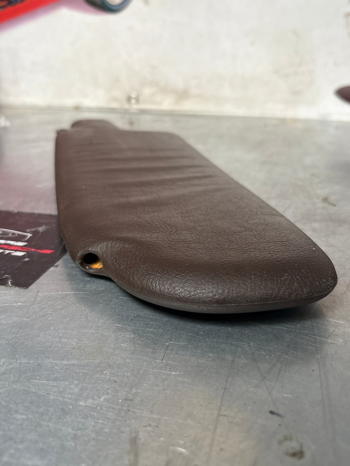 Porsche 928 brown sun visor, used right 92873123802