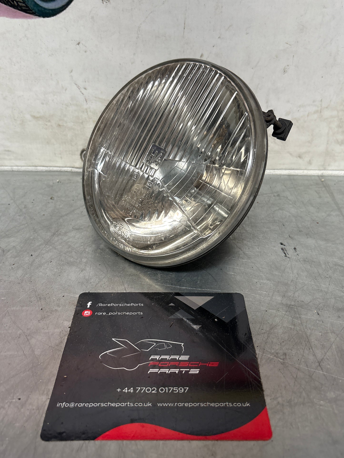 Porsche 924 / 944 Hella H4 LHD headlight, used 477941771 / 305115367