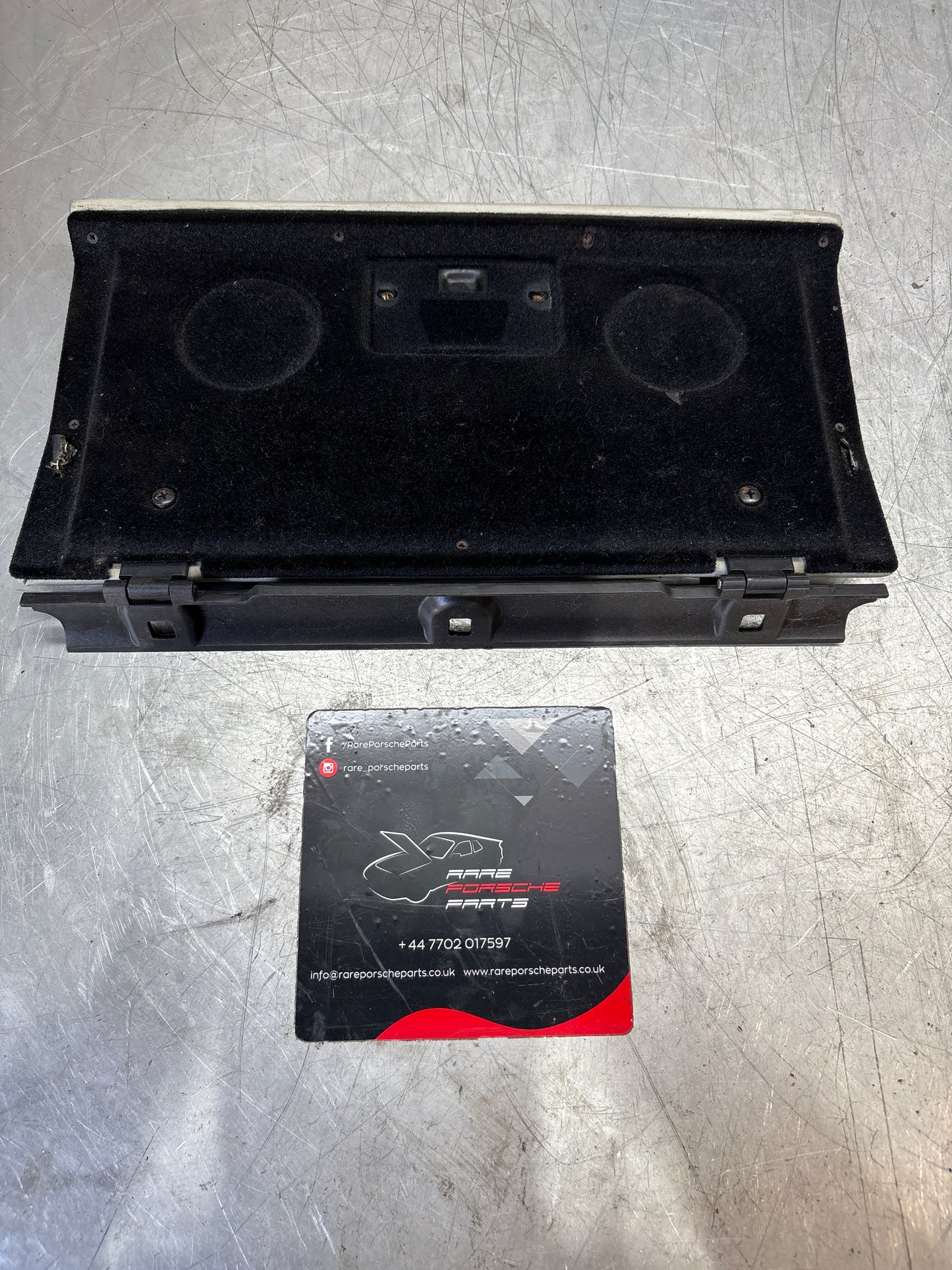 Porsche 944 85-92 glove box lid no catches white used