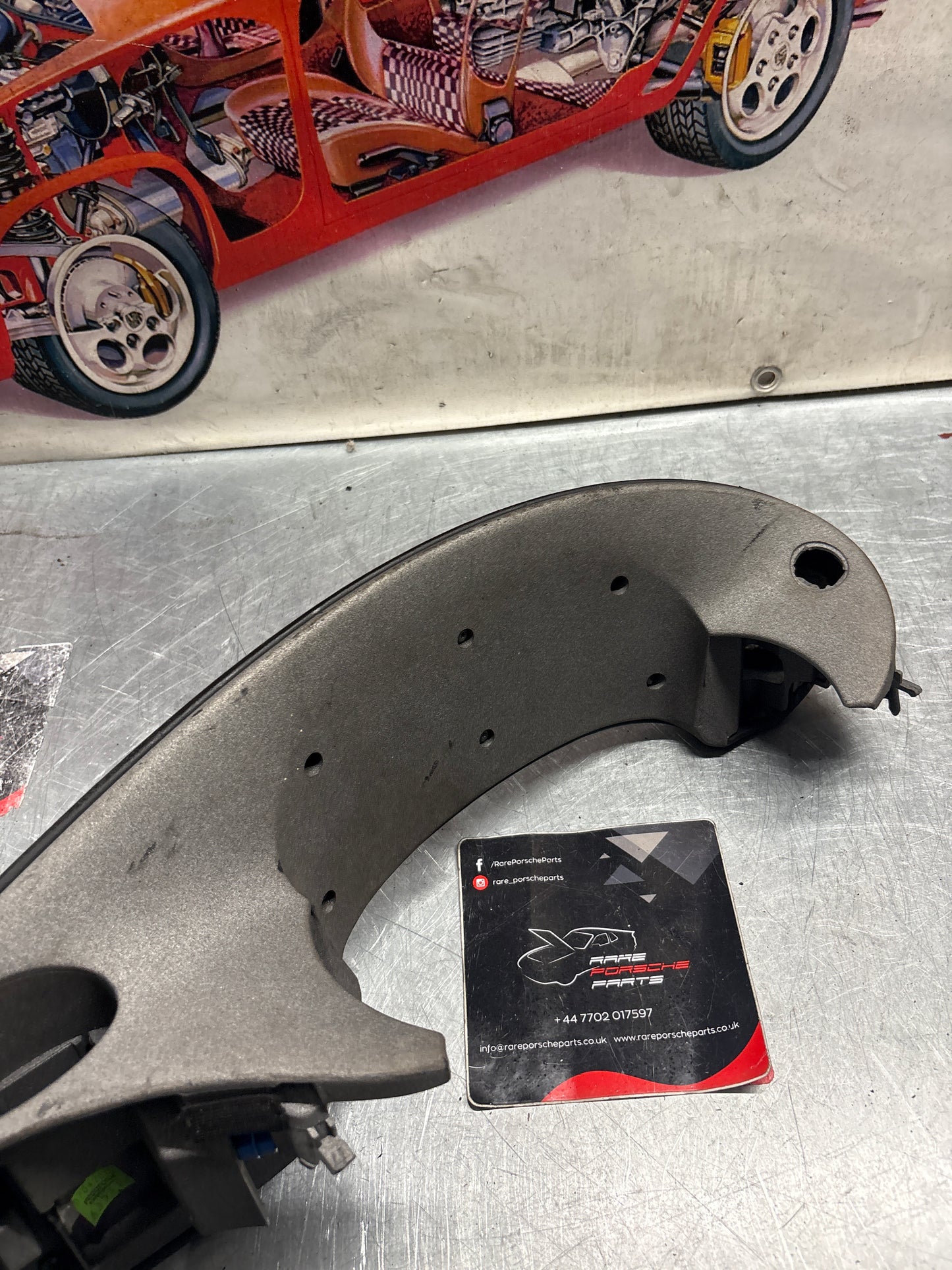 Porsche Boxster 986 RHD dashboard cluster trim,black/silver used 98655205600 / 98655205601