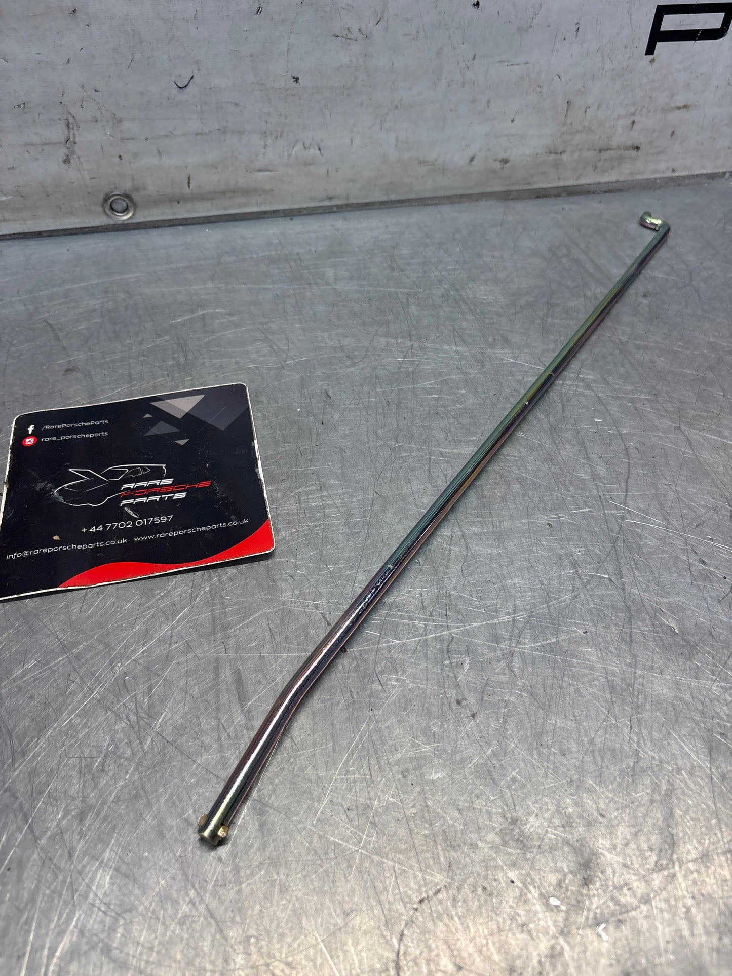 Porsche 924, 924 Turbo early bonnet / hood stay support used. 477823363A, refurbished