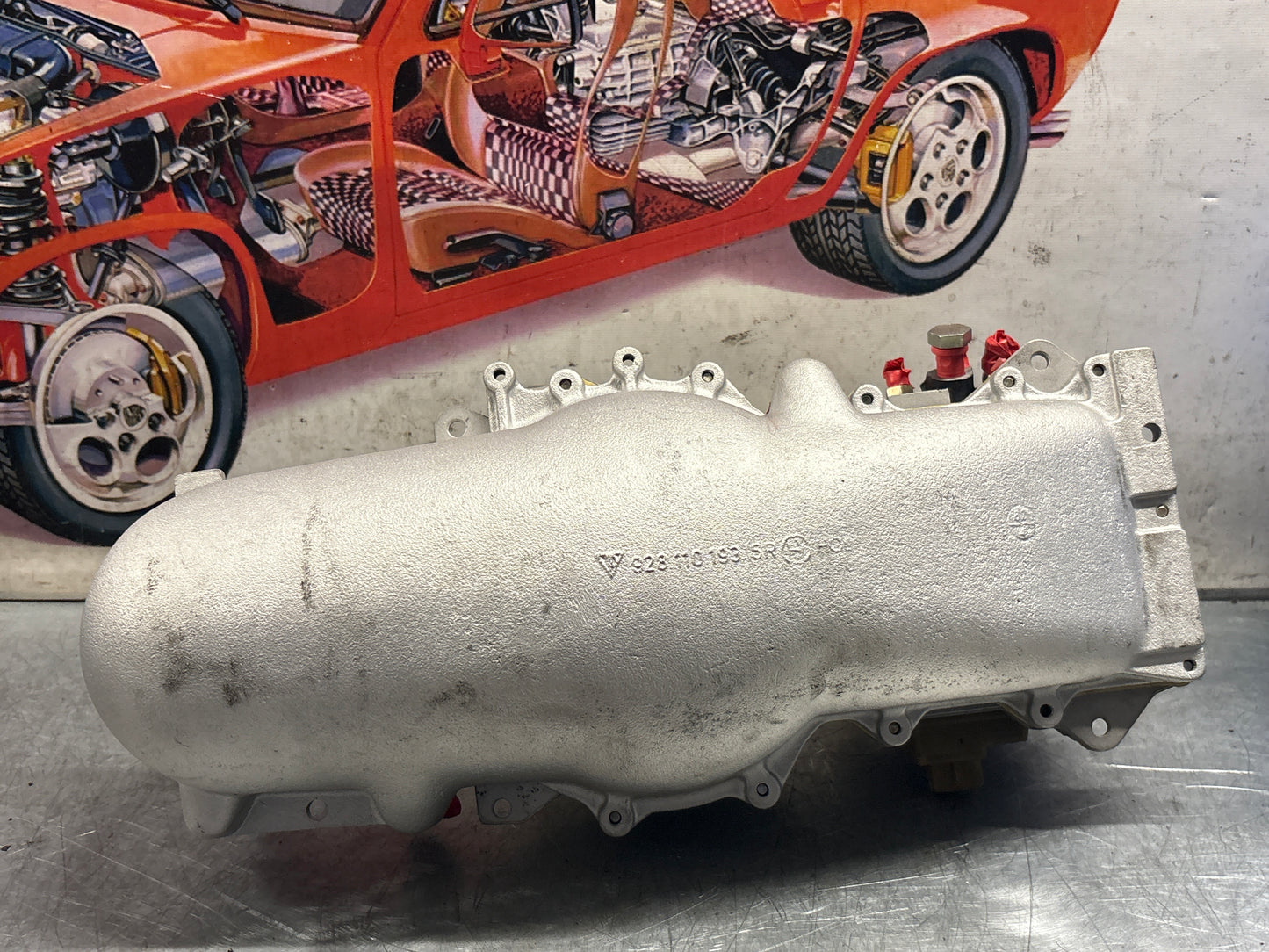 Porsche 928 throttle body, refurbished 9281101935R / 0438120142 / 0438100027