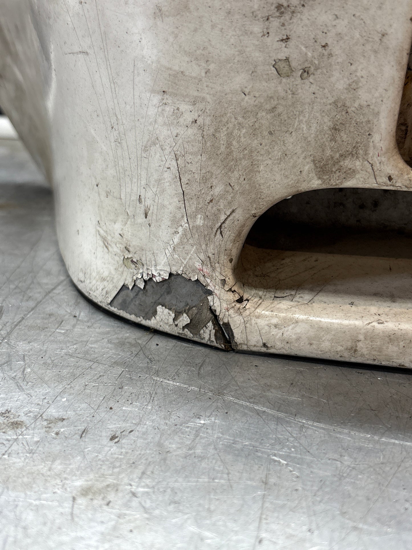 Porsche 944 Front spoiler, valance with fog light used 93150537105