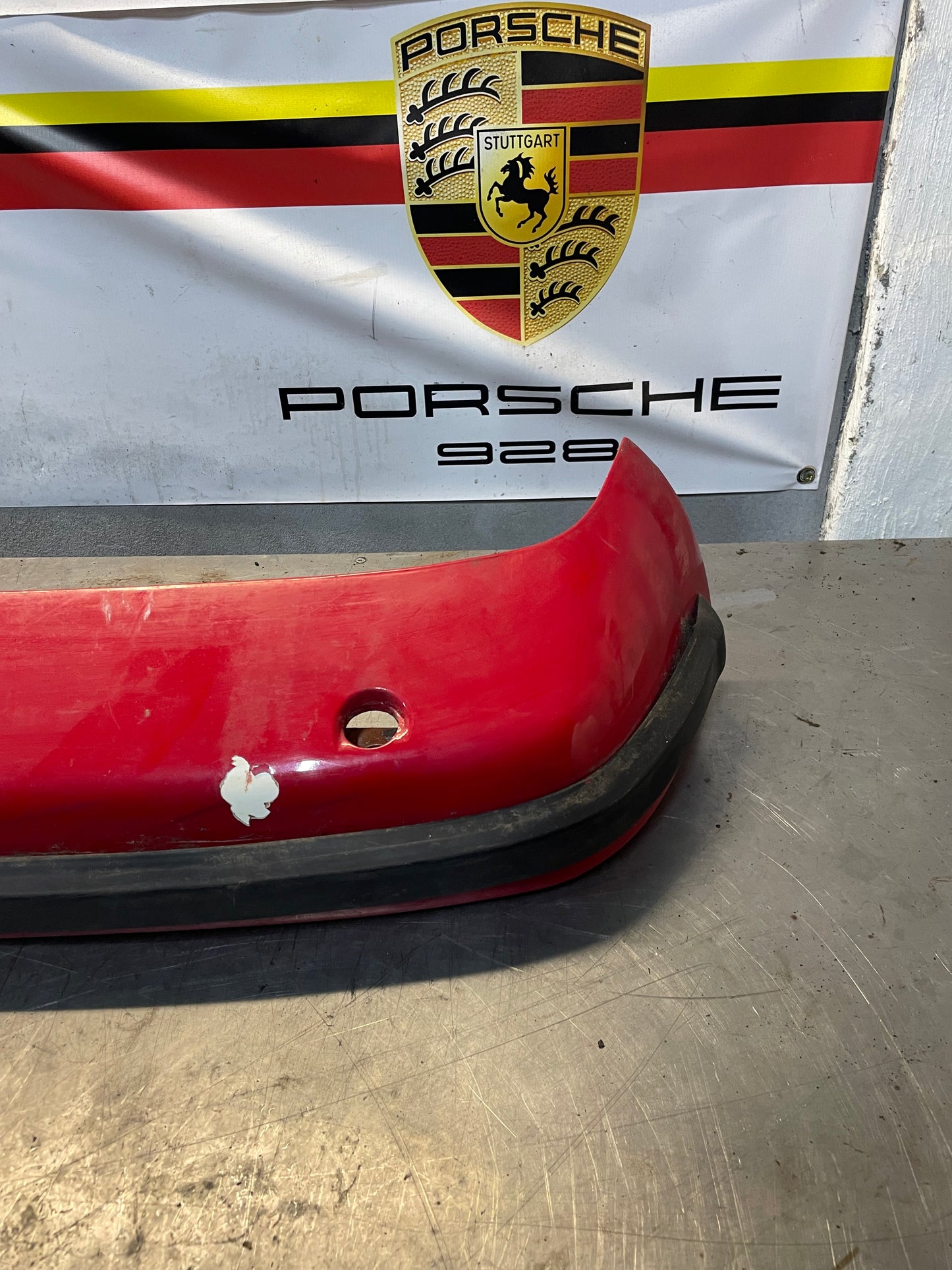 Porsche 924/924S rear bumper, used 477807313