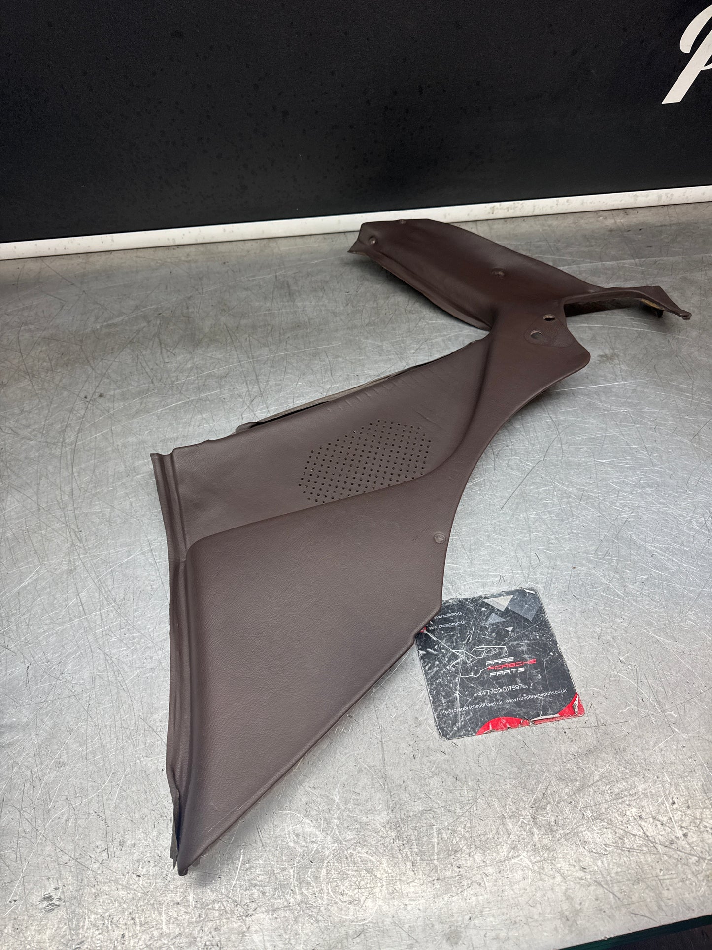Porsche 944 924 brown rear interior C Post trims/cards. Quarter panel trim used 94455502101 94455502201