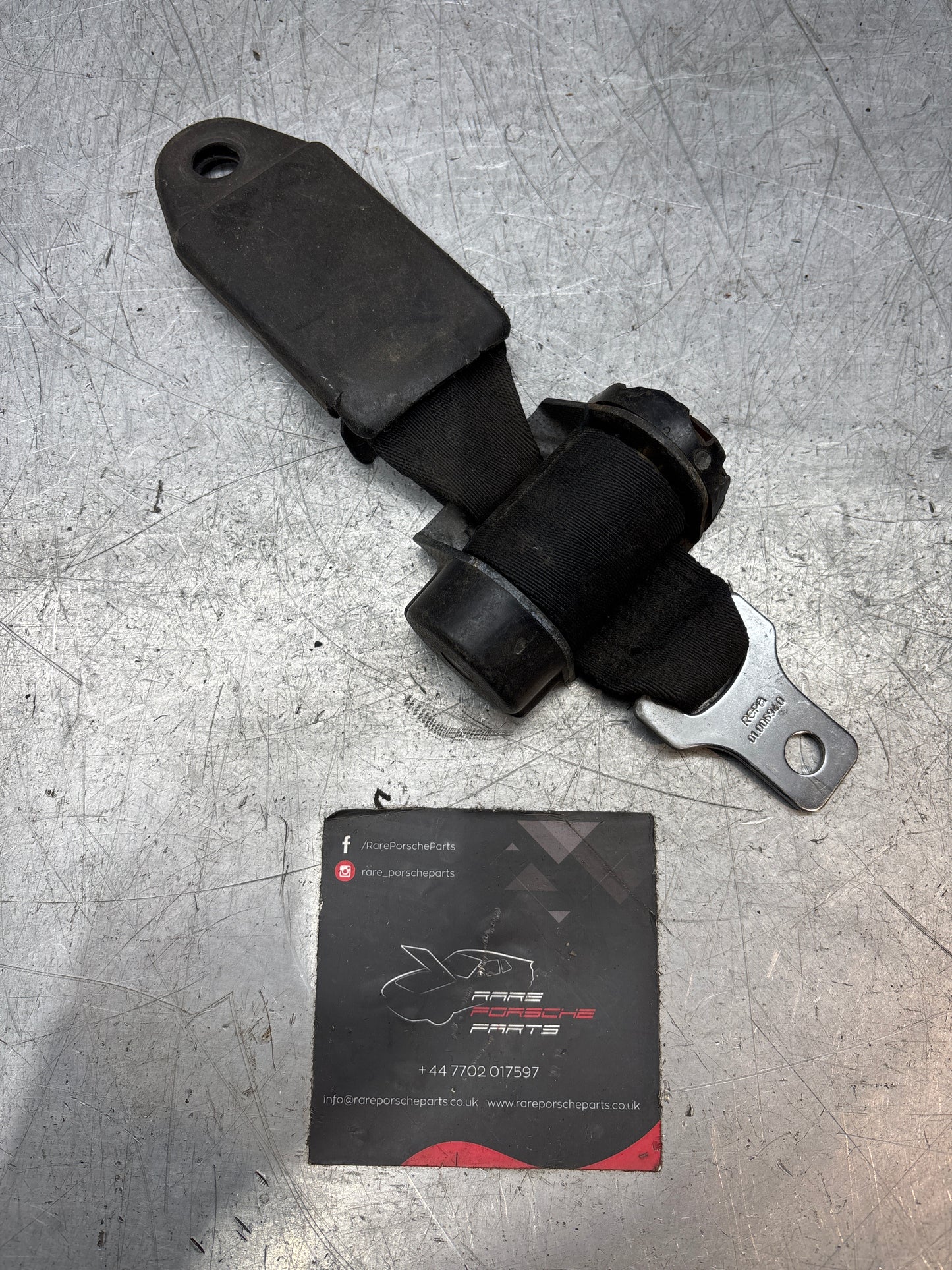 Porsche 924 944 2 point rear seat  belt with buckle 477857787A spares or repair