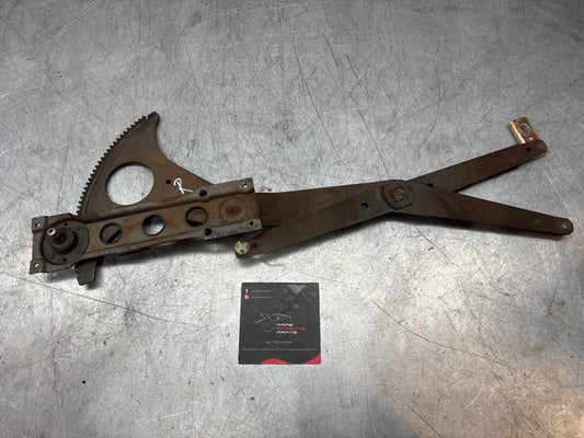 Porsche 924 early Manual window regulator, used, right 477837442