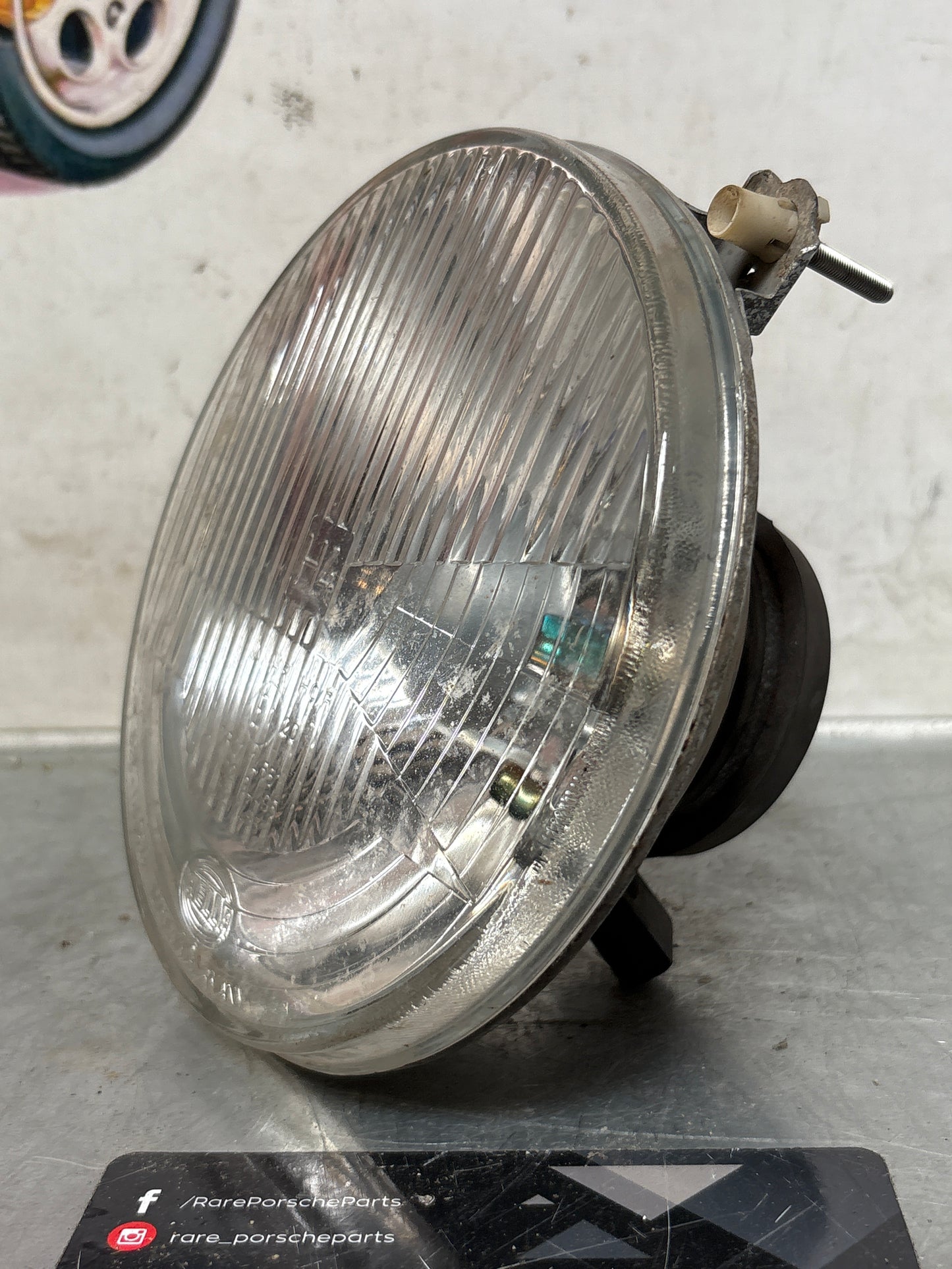Porsche 924 / 944 Hella H4 headlight, used 477941771 / 625115367