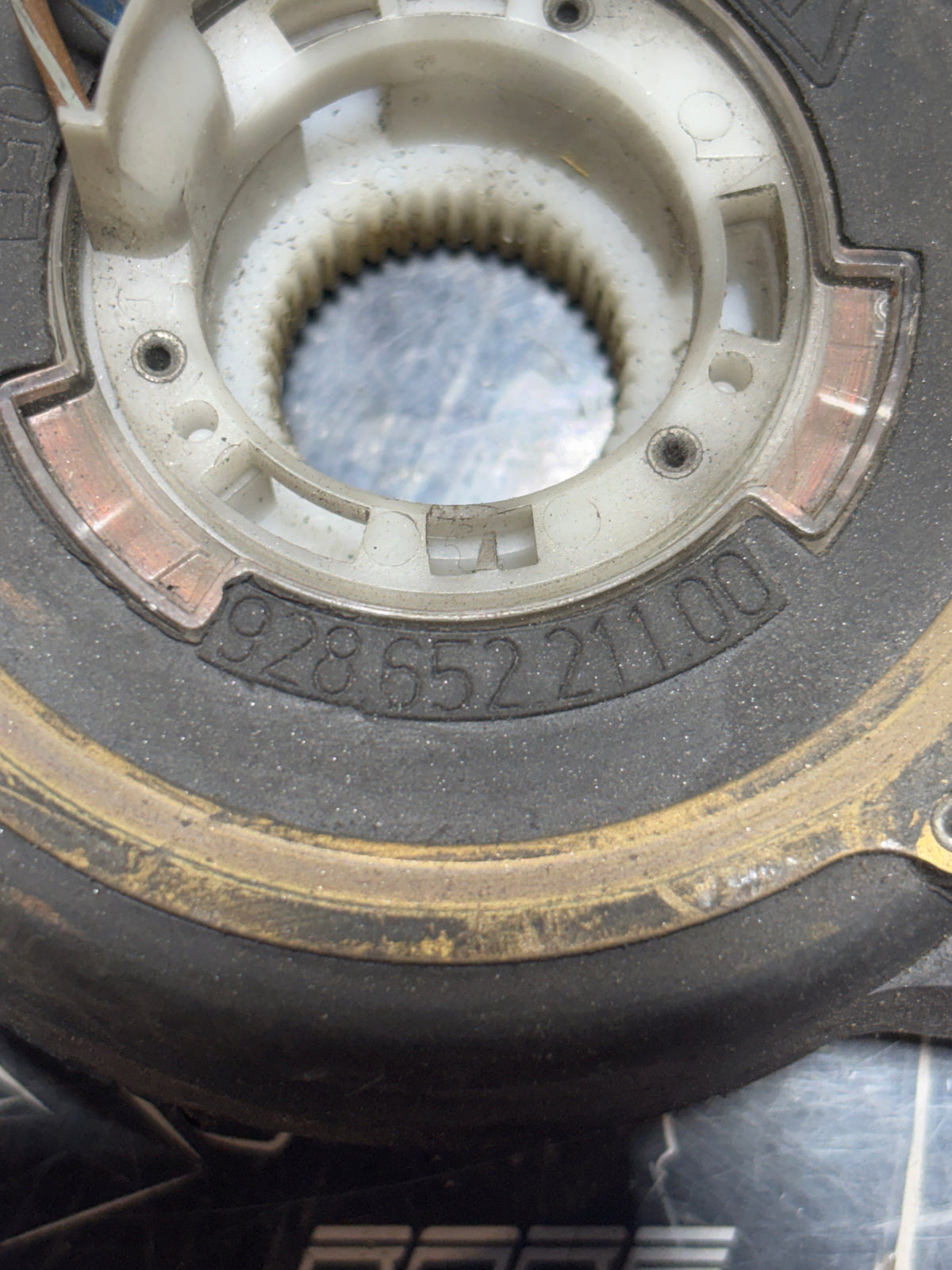 Anello di contatto del piantone dello sterzo Porsche 928, usato 92865221100