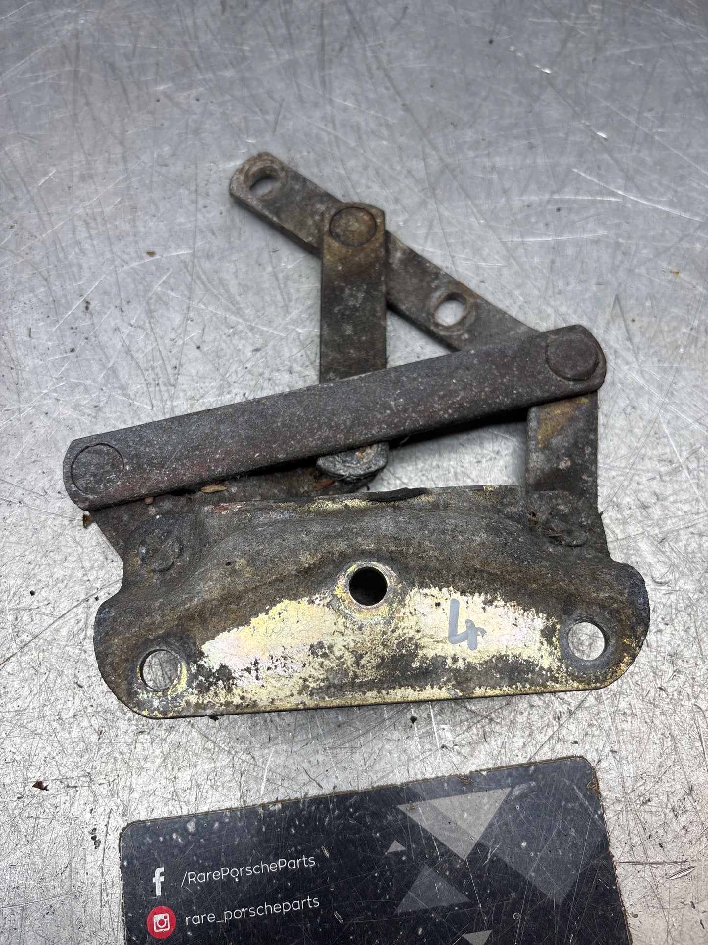 Porsche 928 left hand side bonnet hinge, used 92851104104