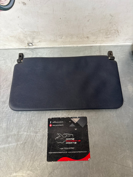 Porsche 928 L+R rear sunvisor, marine blue, used 92873103504