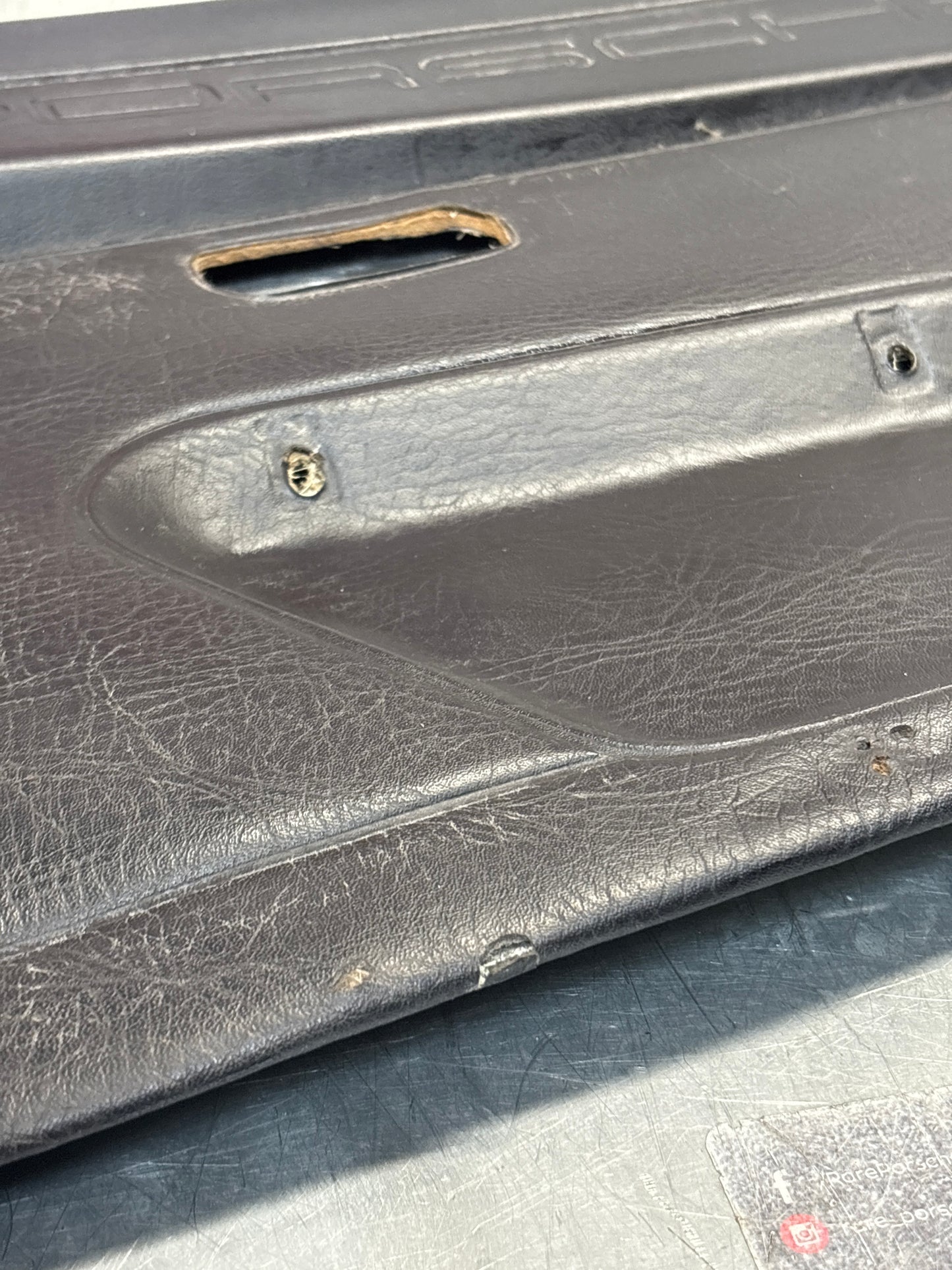 Porsche 924/944 early Porsche scripted door card used good condition right side, LHD, 477867012