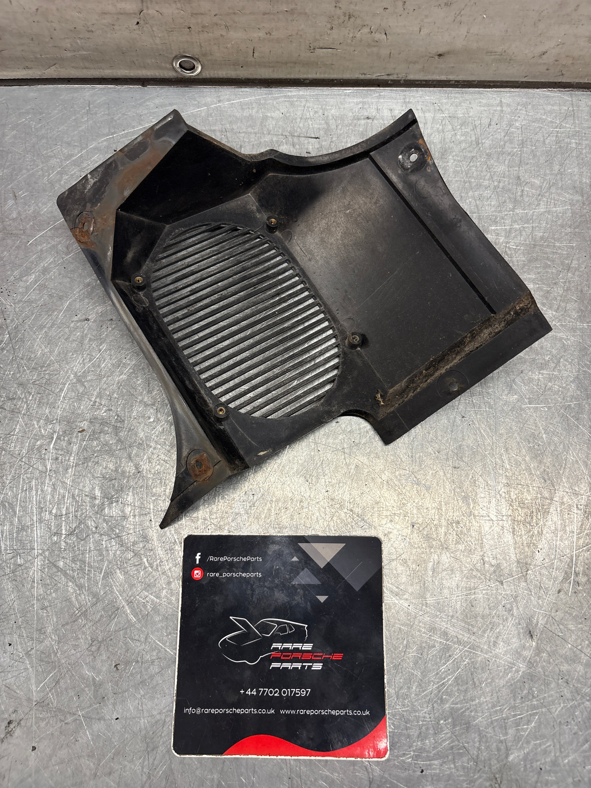 Porsche 914 right speaker cover, used 91455150610