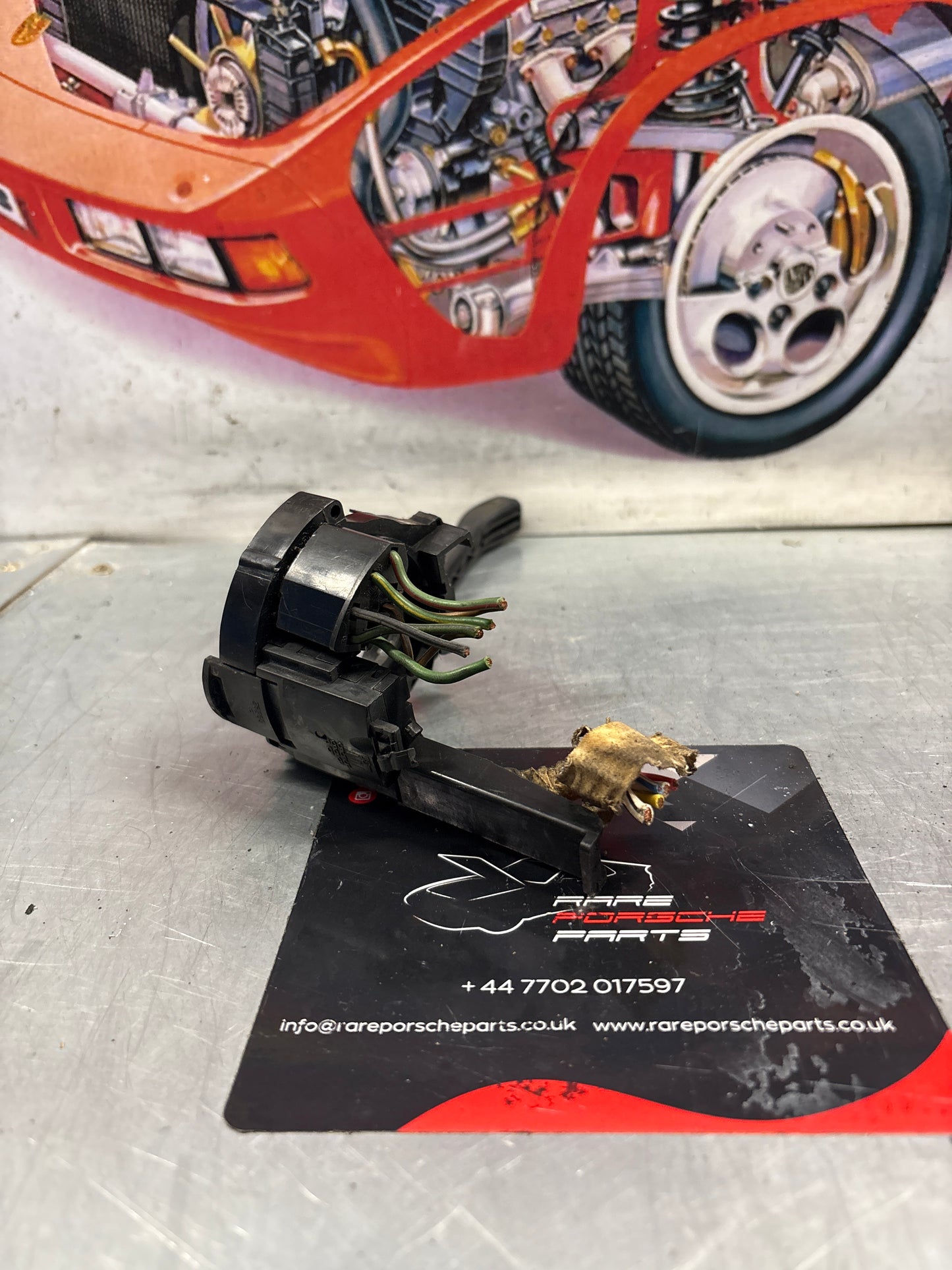 Porsche 944 black Wiper stalk, used 94461310100