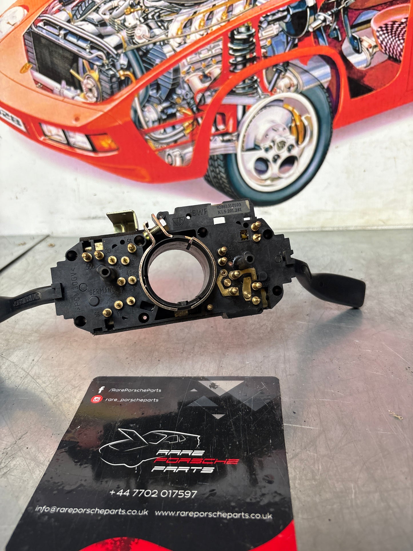 Porsche 928 steering coloumn switch, used 92861310103