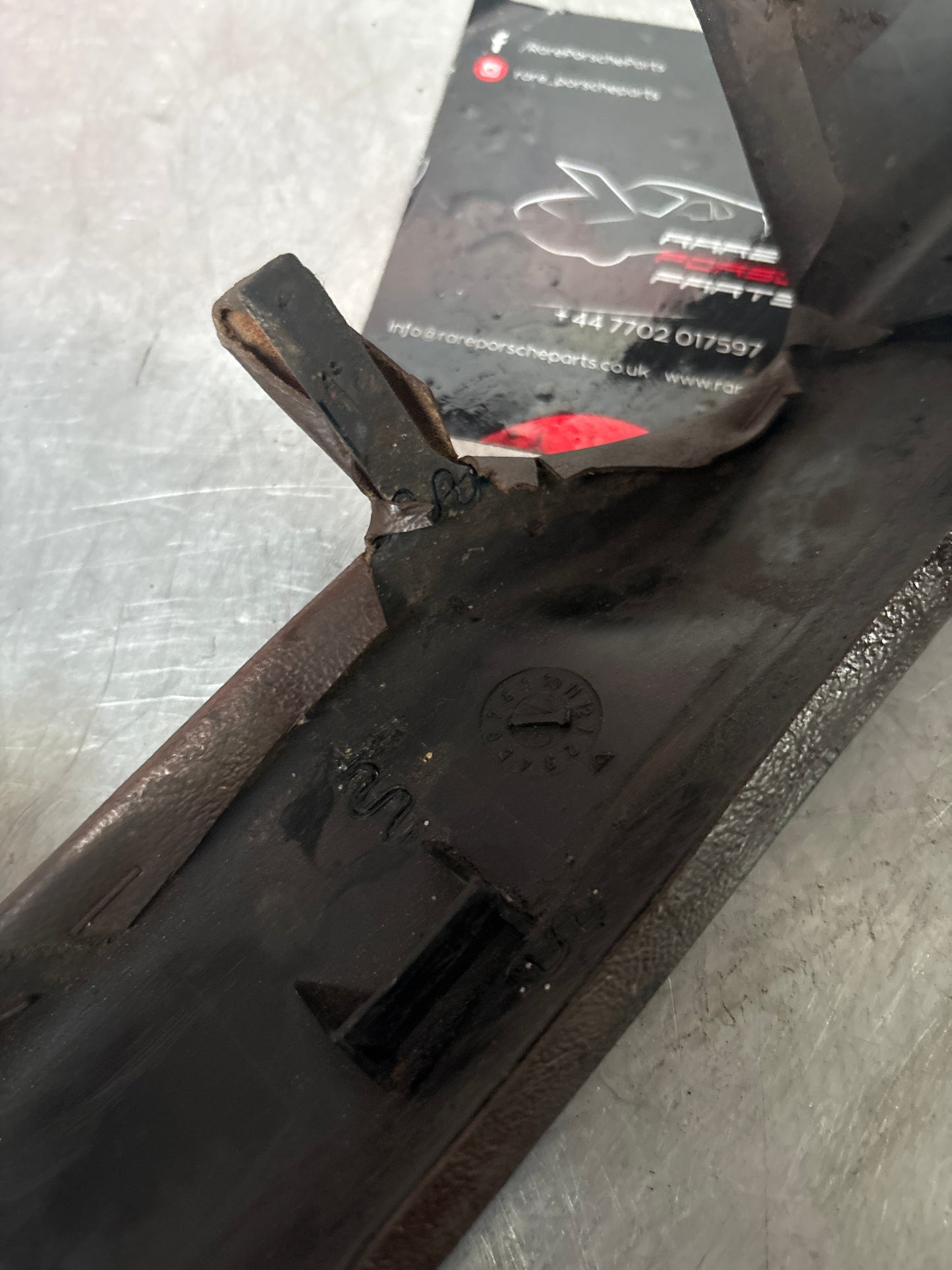 Porsche 928 tailgate interior trim, used, brown 92855504705