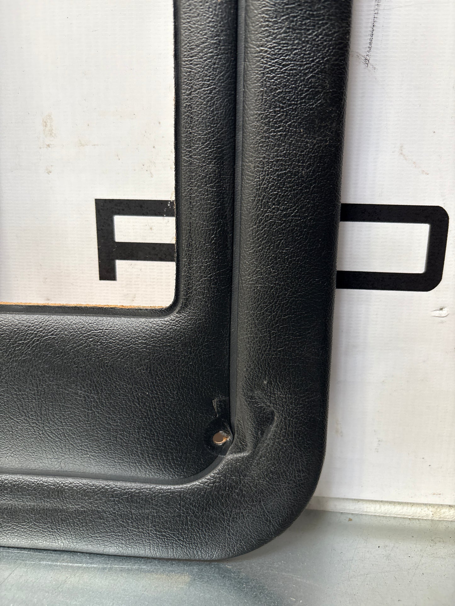 Porsche 944 left side Black door card, used 94455501701