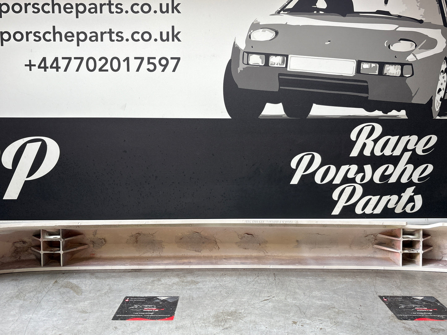 Porsche 924/924S rear bumper, used 477807313, primed