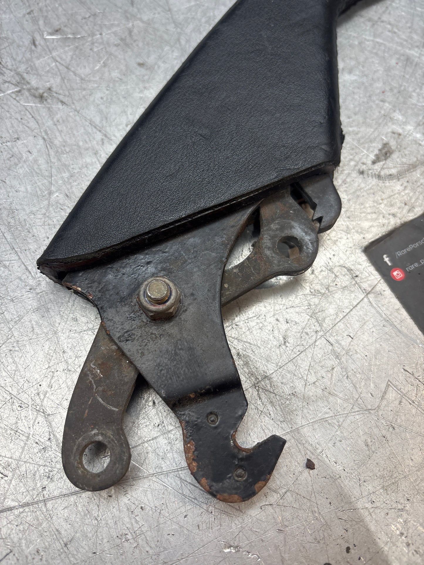 Porsche 944 handbrake lever from 85.5 black, used 94442404900