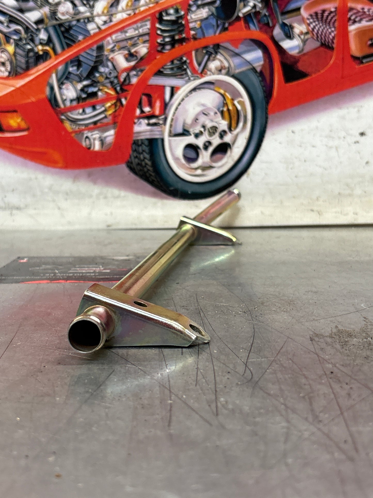 Porsche 944 2.5 924S water pipe on cylinder head 94410624302 refurbished