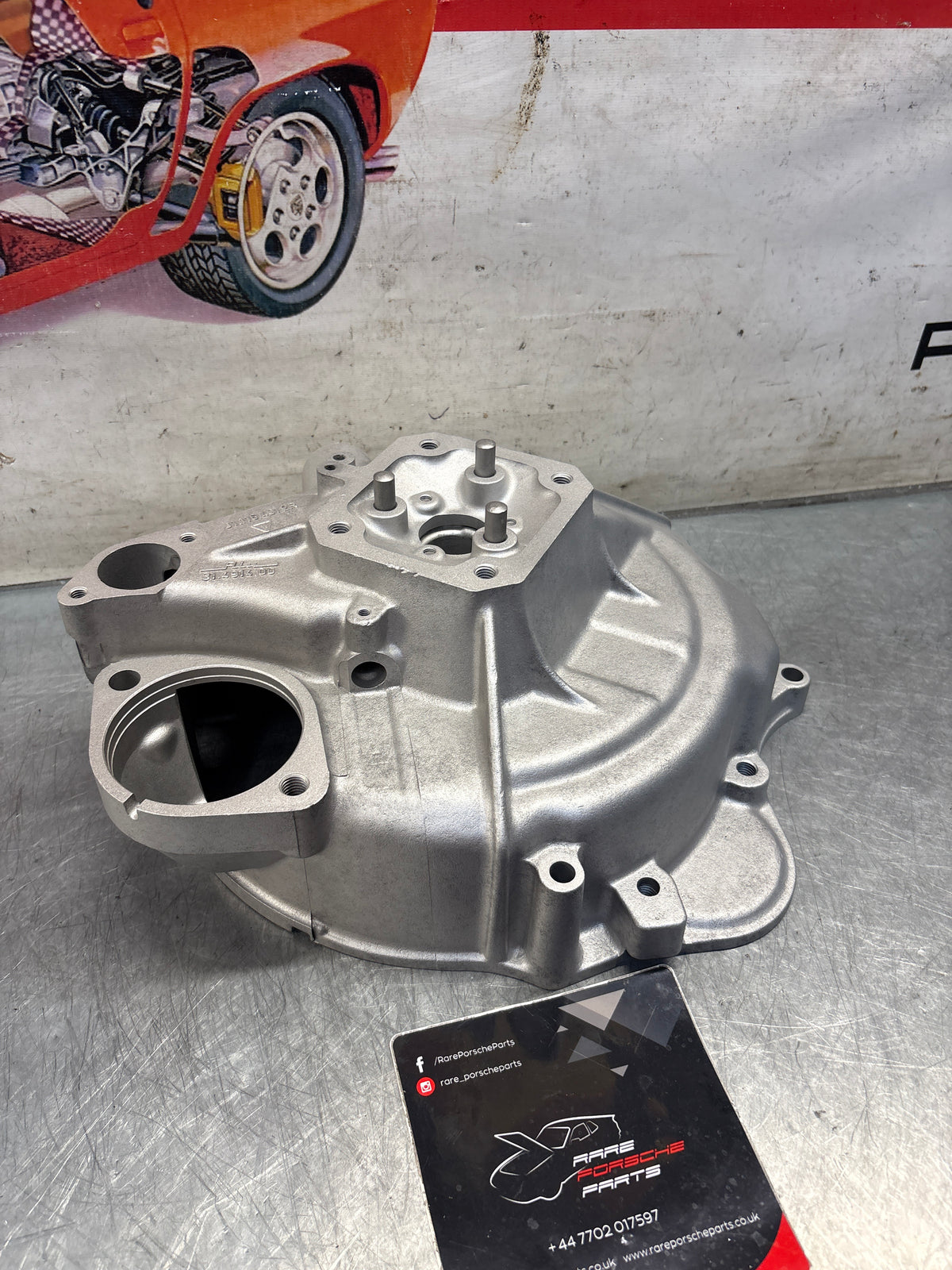 Porsche 924 Turbo bell housing, refurbished 9311164012R
