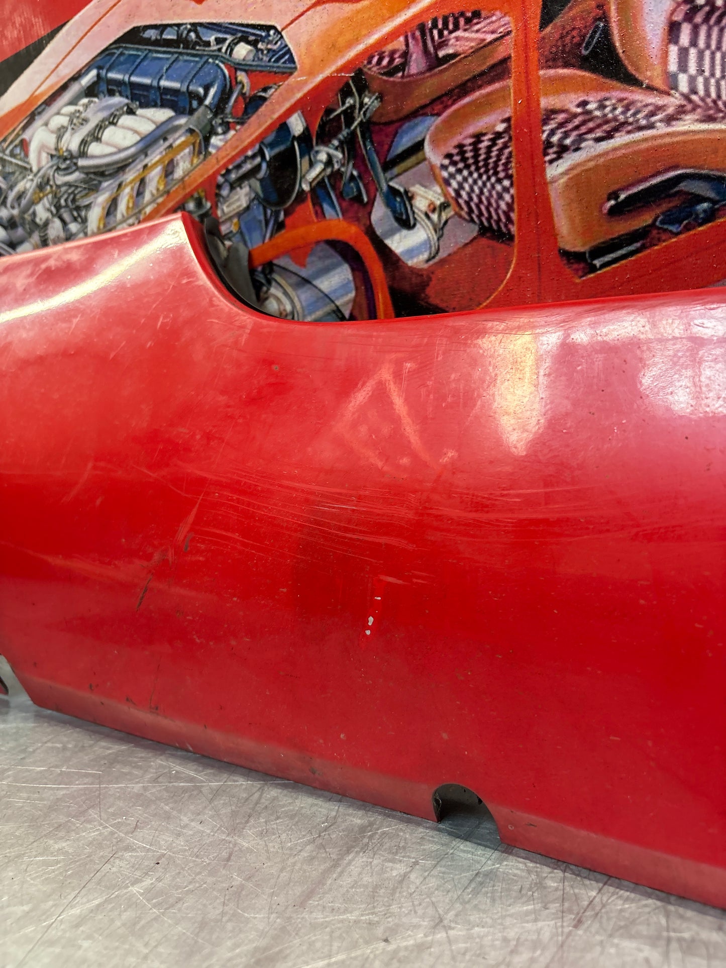 Porsche 928 S4 right sill cover, used 92855908602