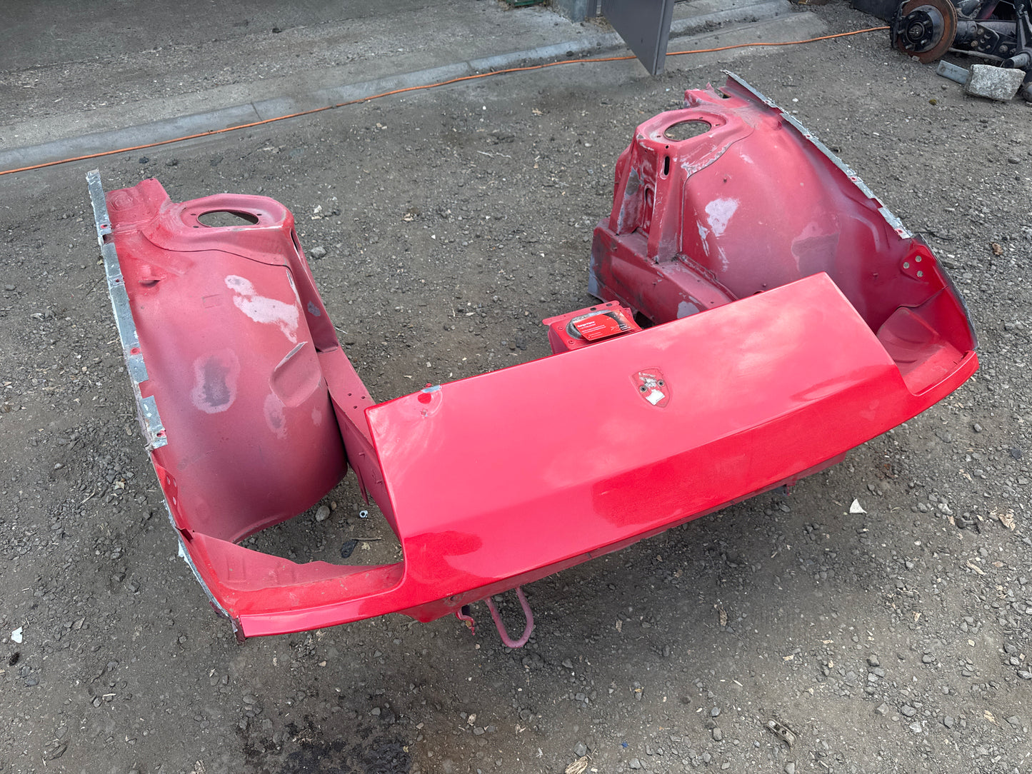 Porsche 924 Front End Cut, Used.