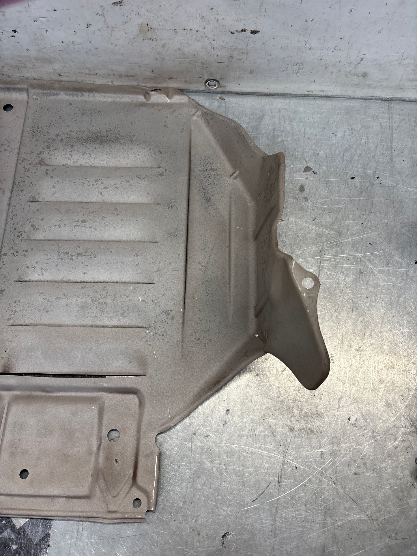 Porsche 924 early steel engine tray / belly pan / undertray used 477407583C refurbished