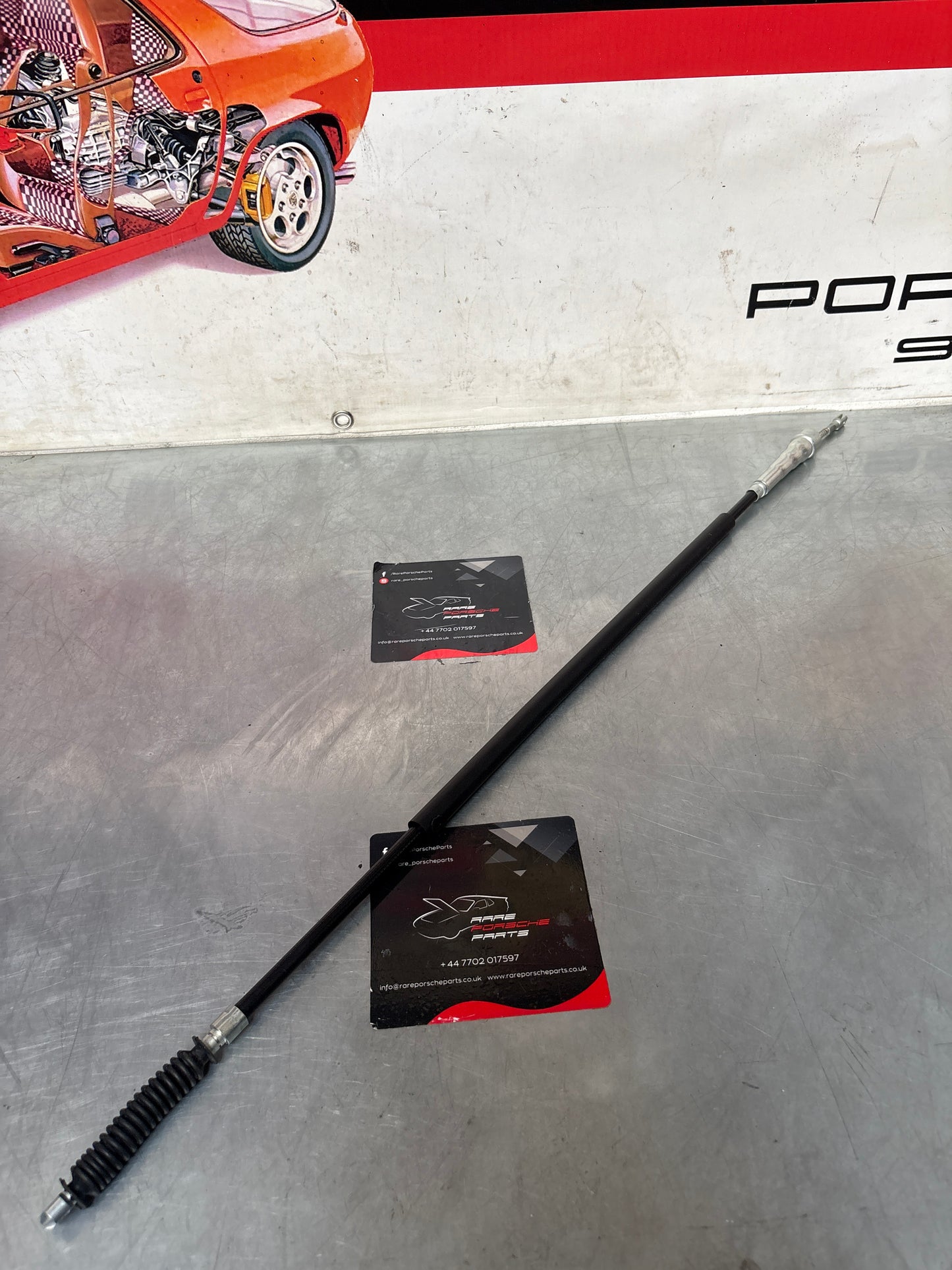 Porsche 924 handbrake cable, 92442414300,new