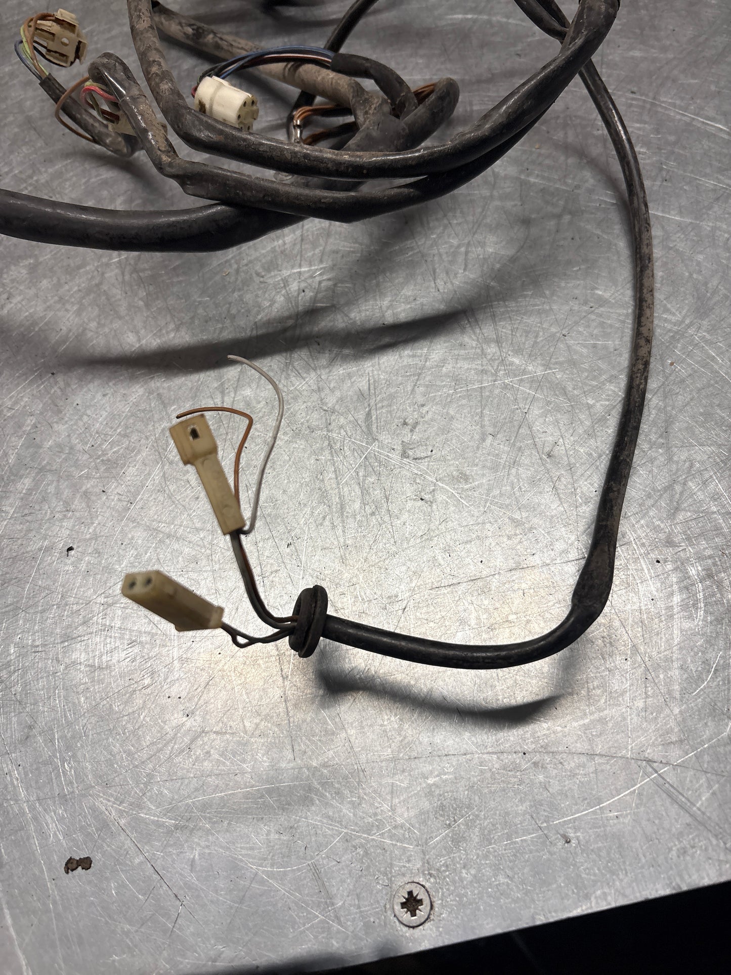 Porsche 928 S interior wiring harness, loom, rear section, from a LHD car, used 92861200424