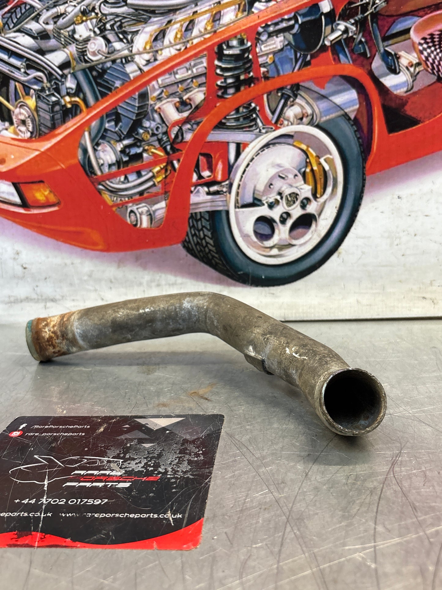 Porsche 944 Turbo 951 Wasserrohr 95110609100, gebraucht
