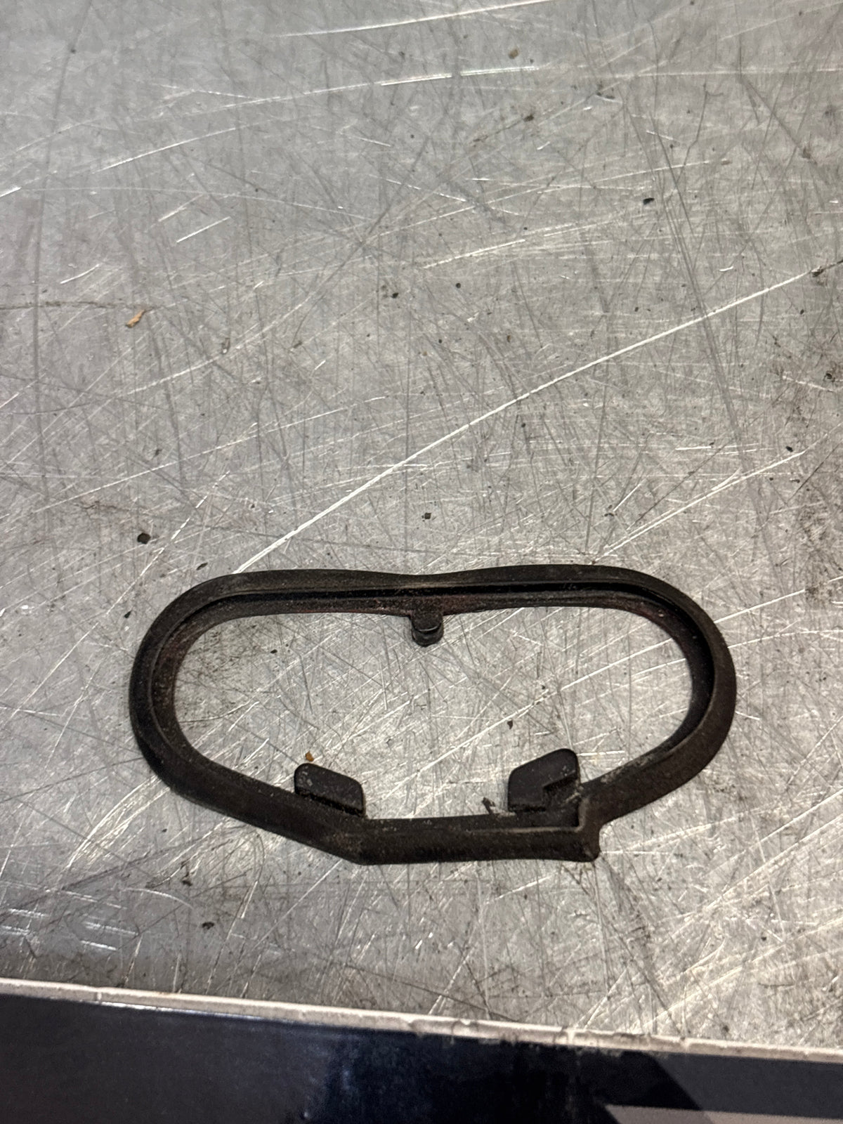 Porsche 928 / 924 / 944 / 968 left Door stop plate rubber seal 92853742502 used