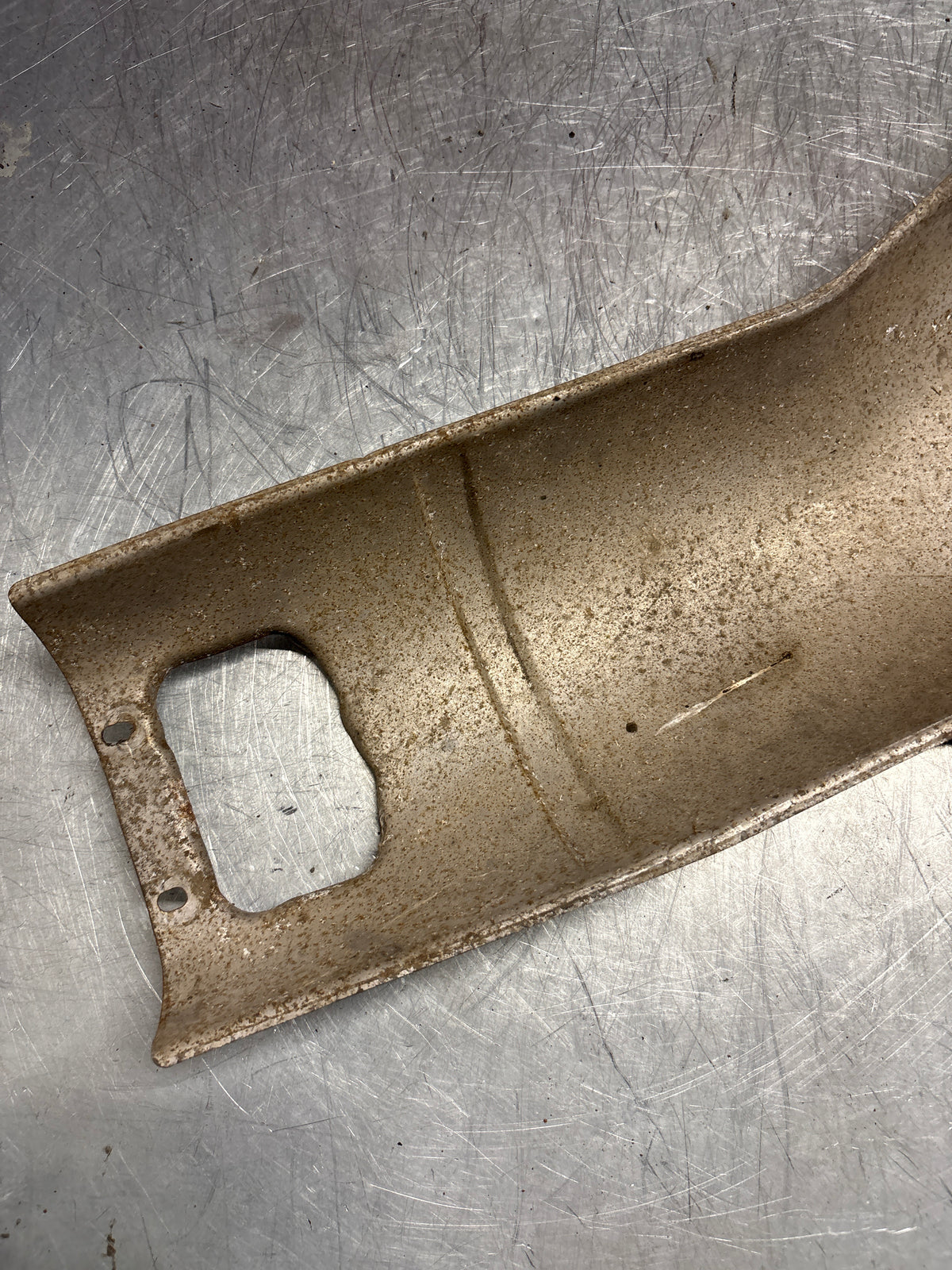 Porsche 928 heat protection plate, 92850449101, used